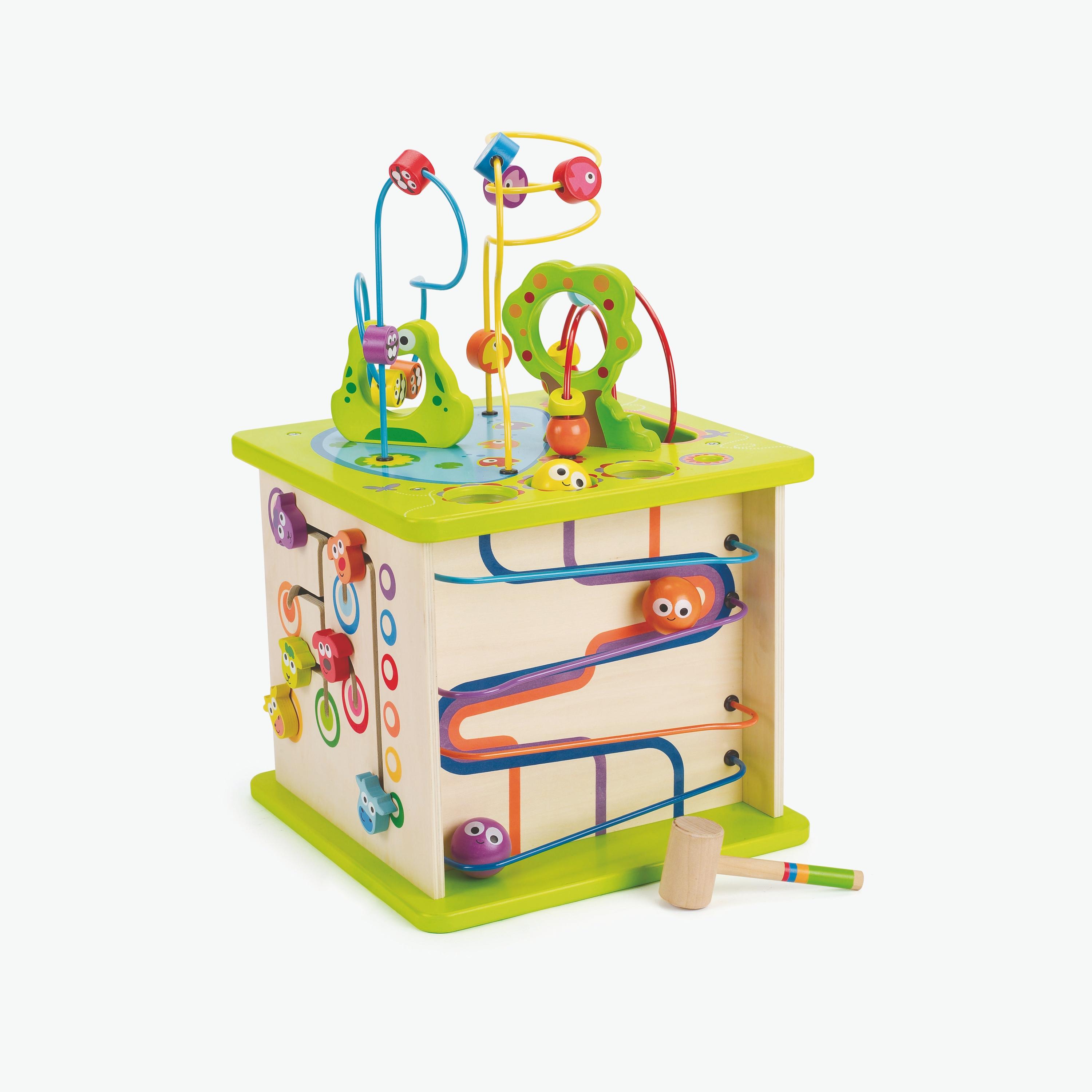 Hape Country Critters Wooden Activity Play Cube-toys-babyandtoddlertoys-learningtoys-image-3