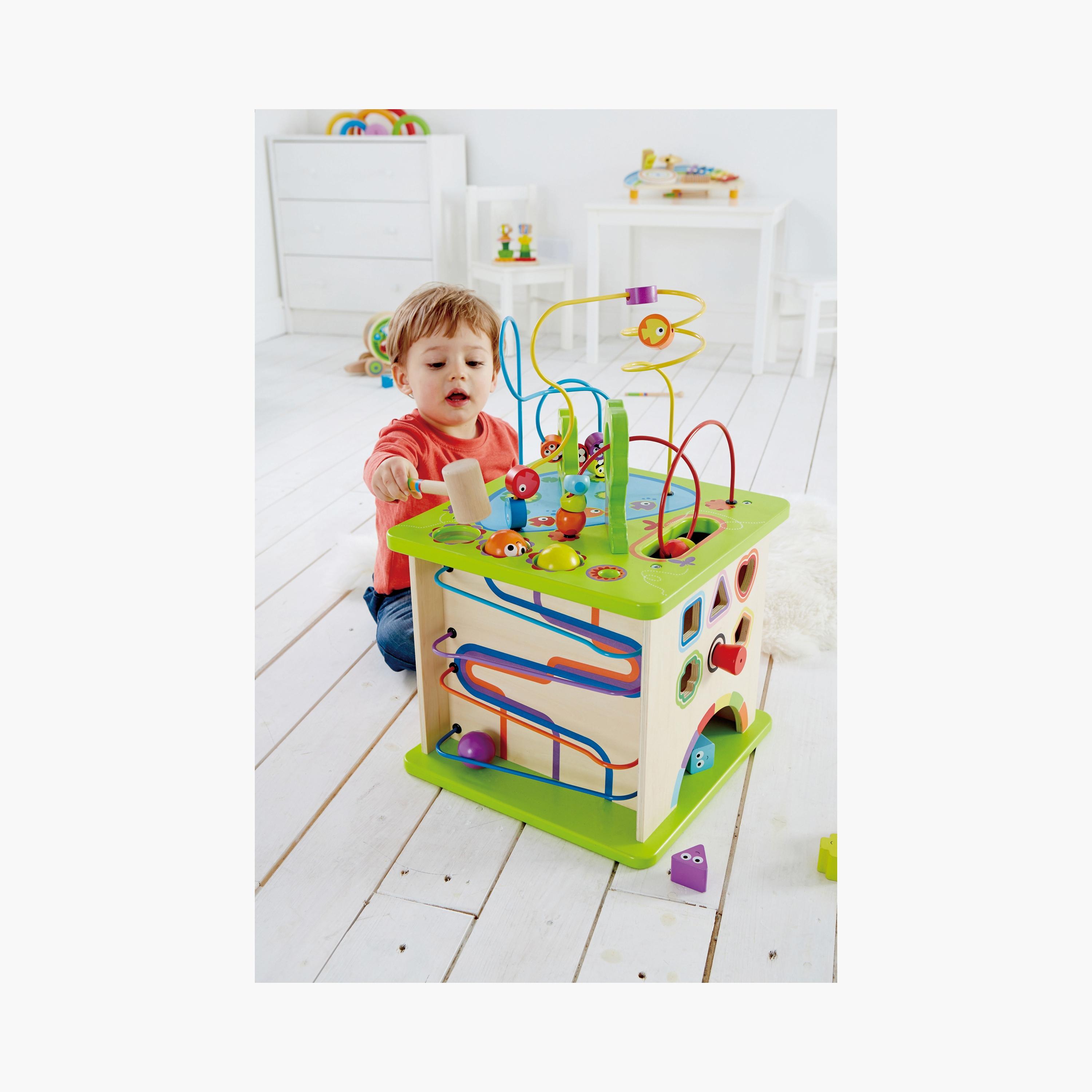 Hape Country Critters Wooden Activity Play Cube-toys-babyandtoddlertoys-learningtoys-image-4