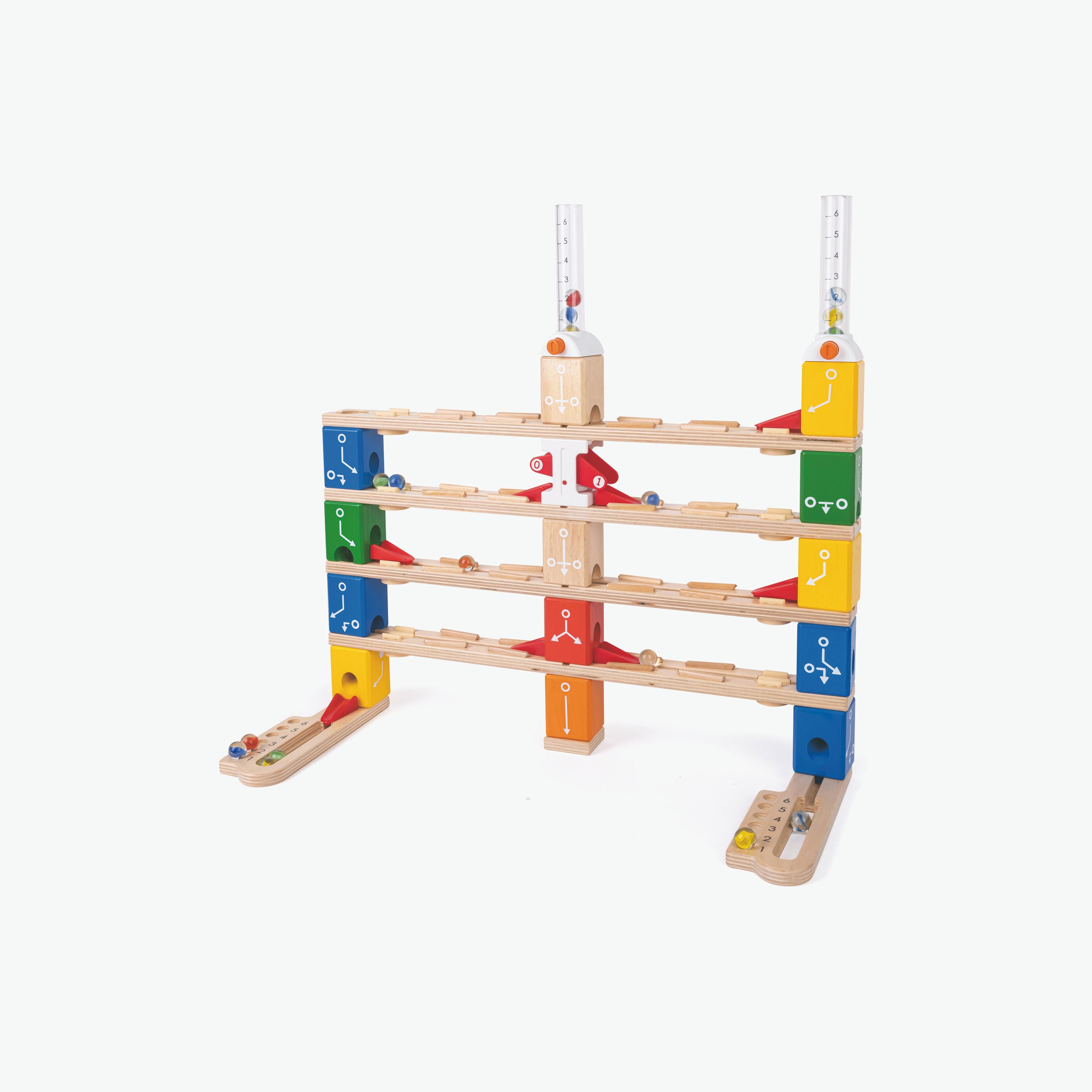 Hape 90-Piece Quadrilla Basic Coding Set STEM Toy with 40 Marbles-toys-educational-stemtoys-image-2