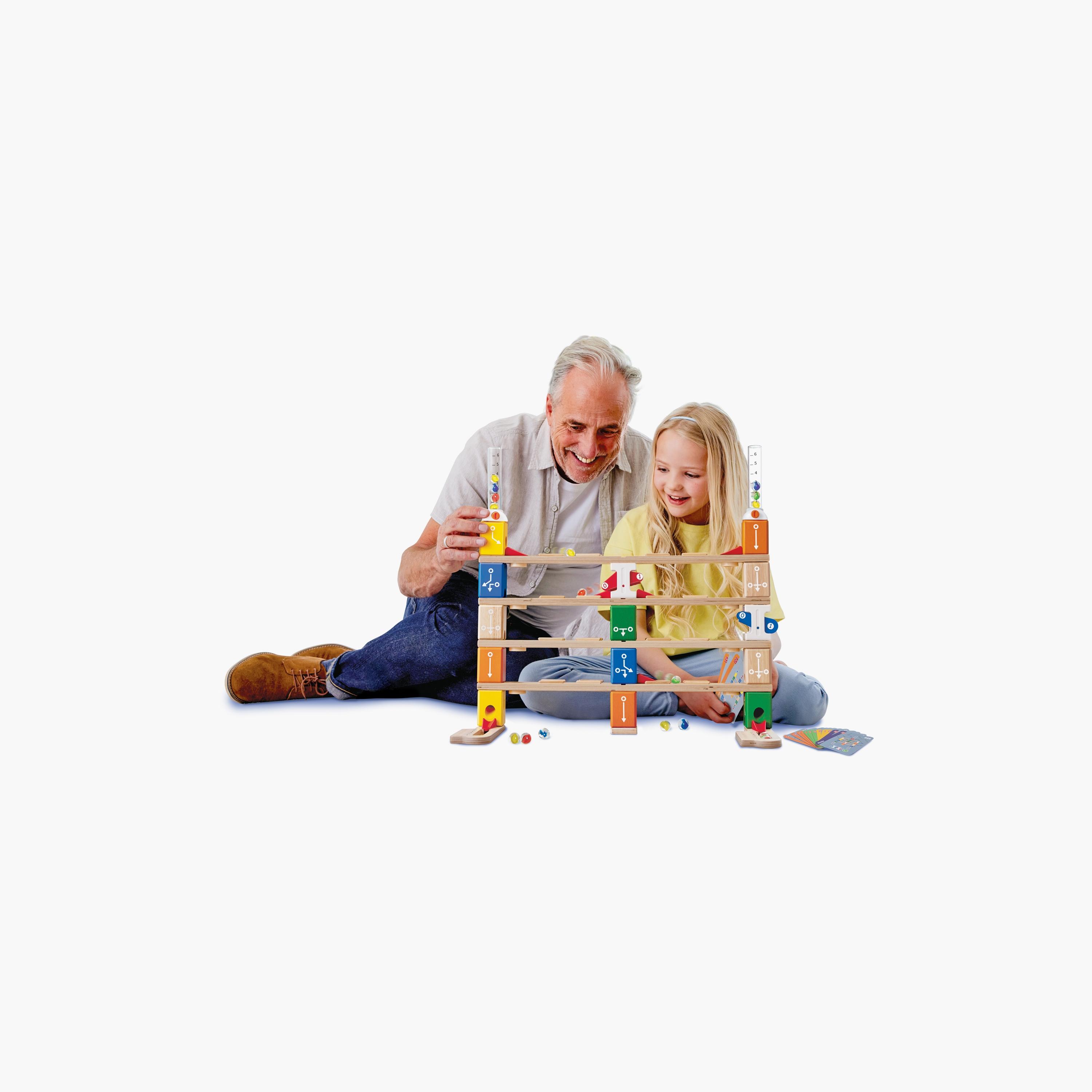 Hape 90-Piece Quadrilla Basic Coding Set STEM Toy with 40 Marbles-toys-educational-stemtoys-image-5