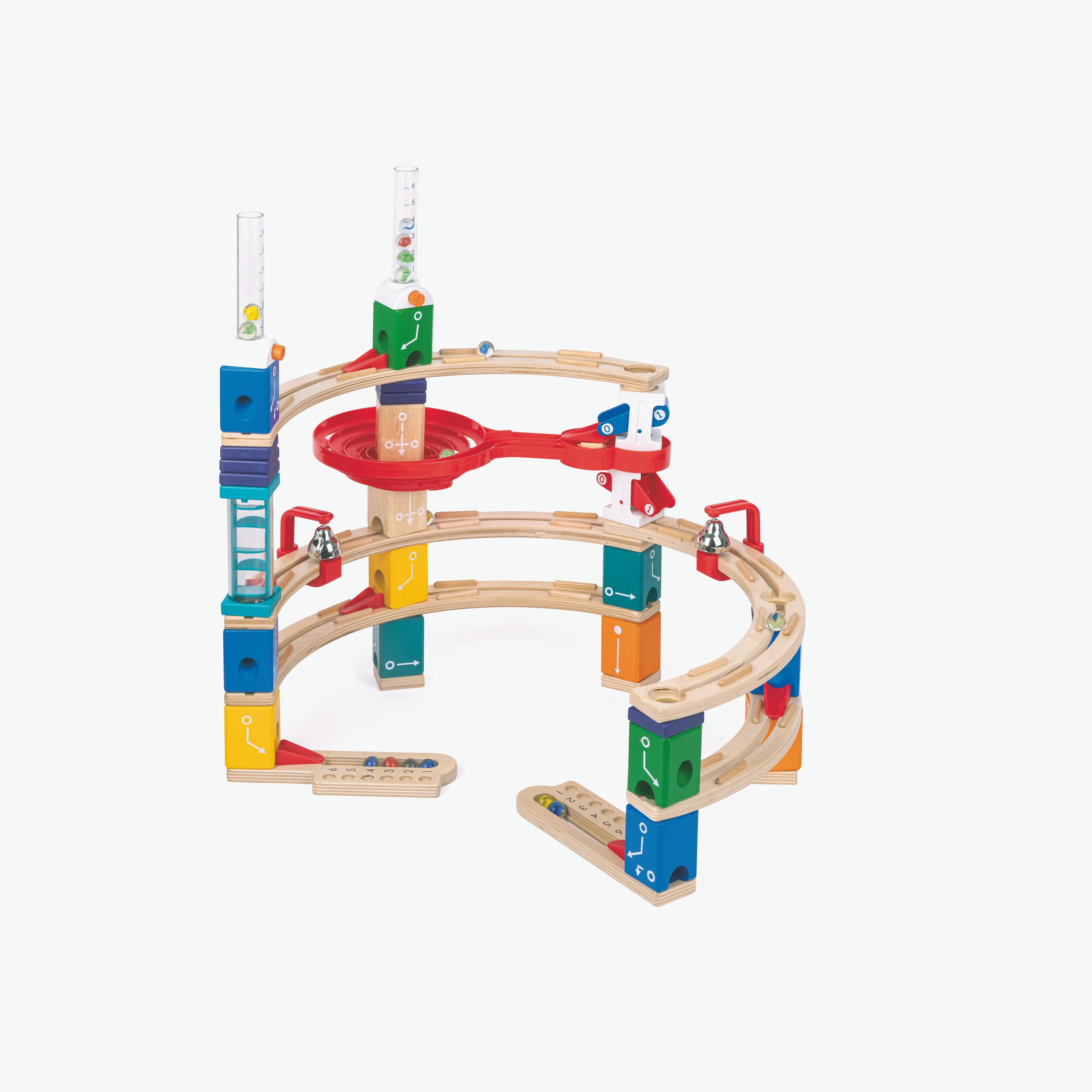 Hape Quadrilla Advanced Coding Marble Run Set-toys-buildingblocks-constructionsets-image-1