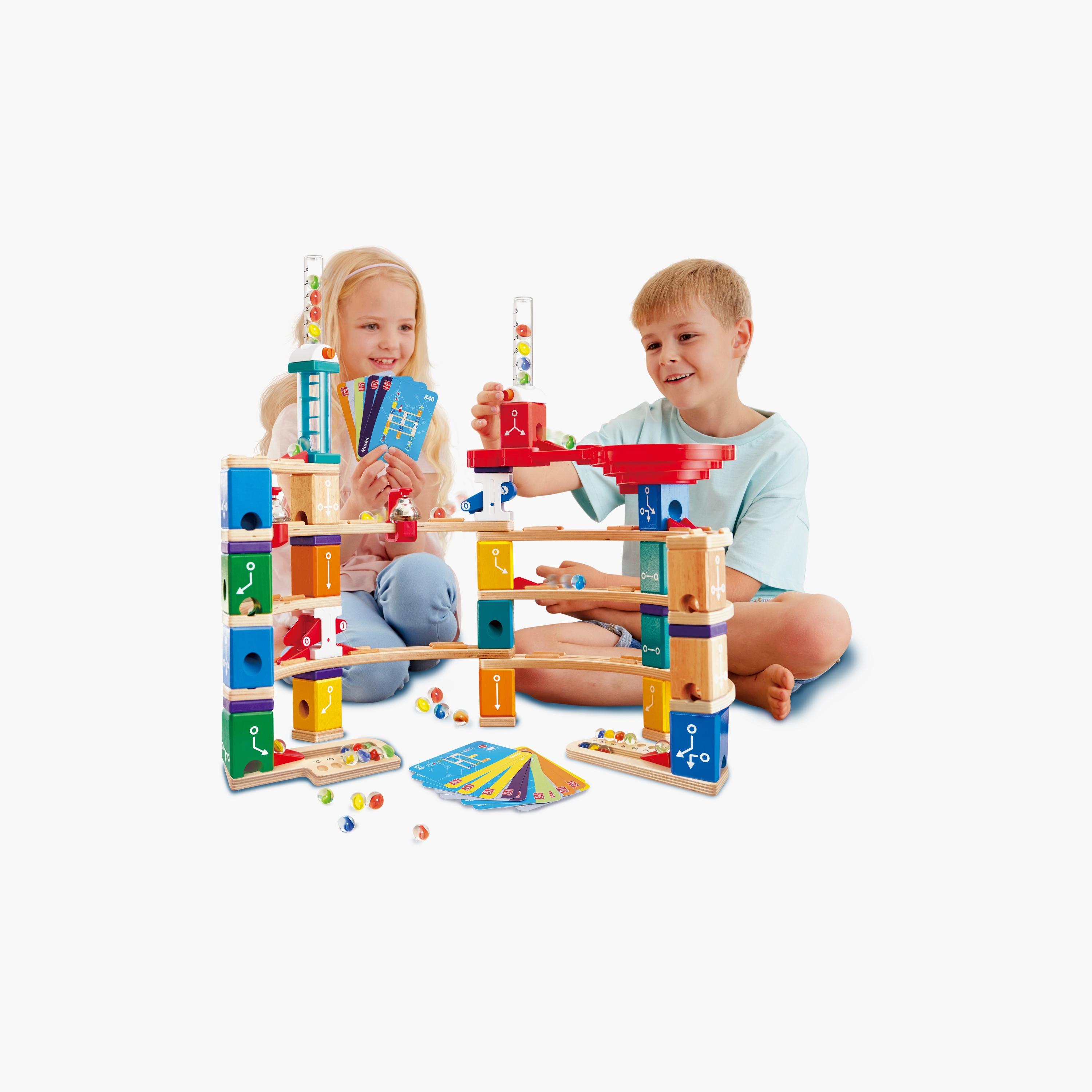 Hape Quadrilla Advanced Coding Marble Run Set-toys-buildingblocks-constructionsets-image-5