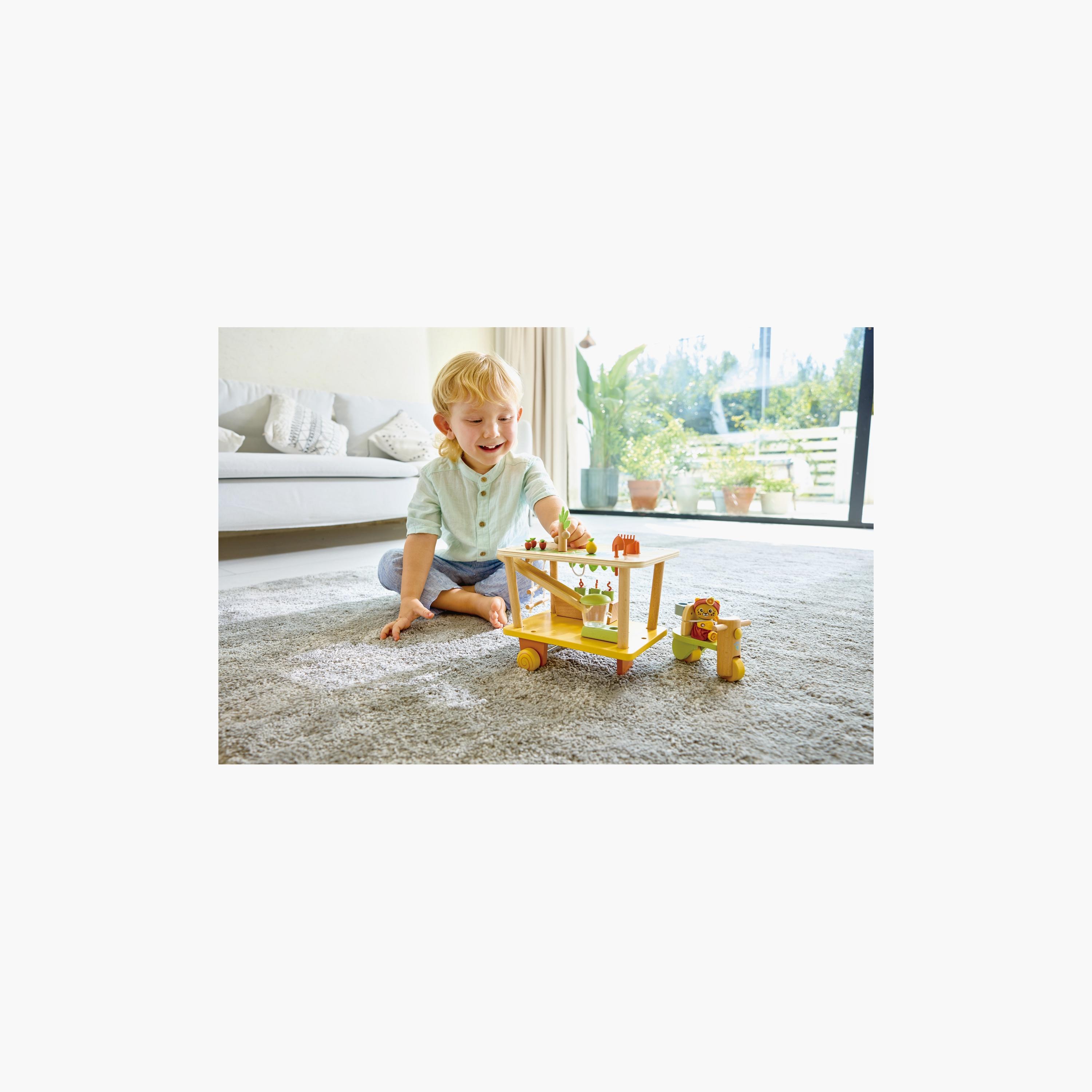 عربة عصير كليو بايو من هيب، عربة طعام خشبية للعب التظاهري، مكونة من 26 قطعة-toys-dollsandplaysets-dollhouses-image-3