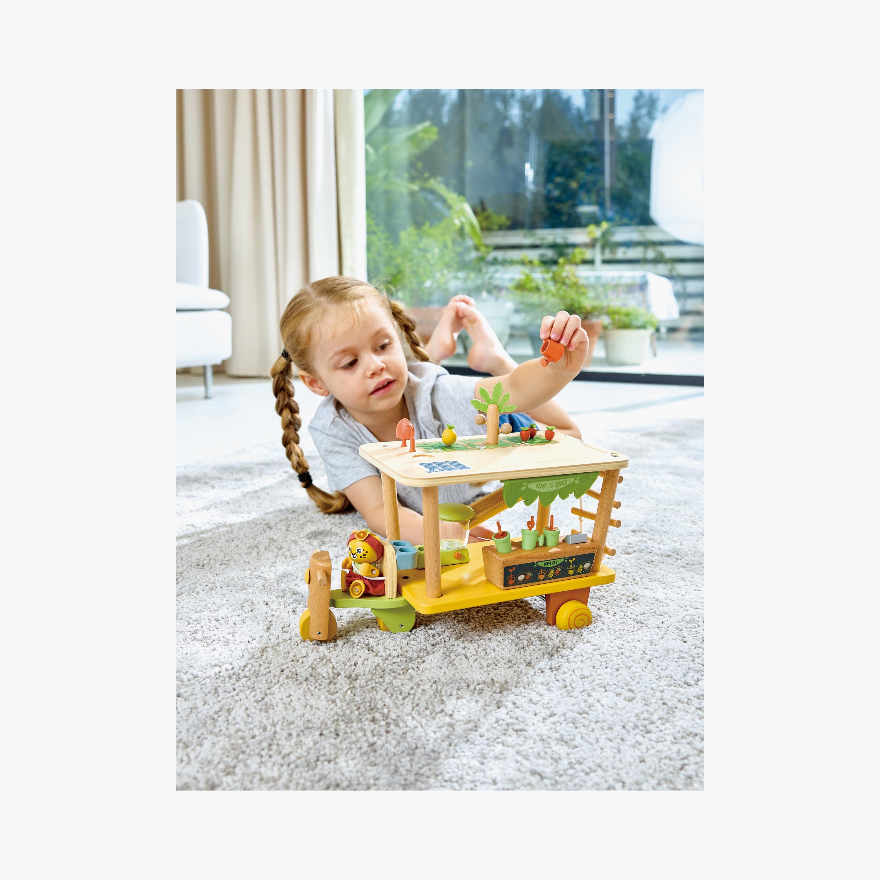 عربة عصير كليو بايو من هيب، عربة طعام خشبية للعب التظاهري، مكونة من 26 قطعة-toys-dollsandplaysets-dollhouses-image-4