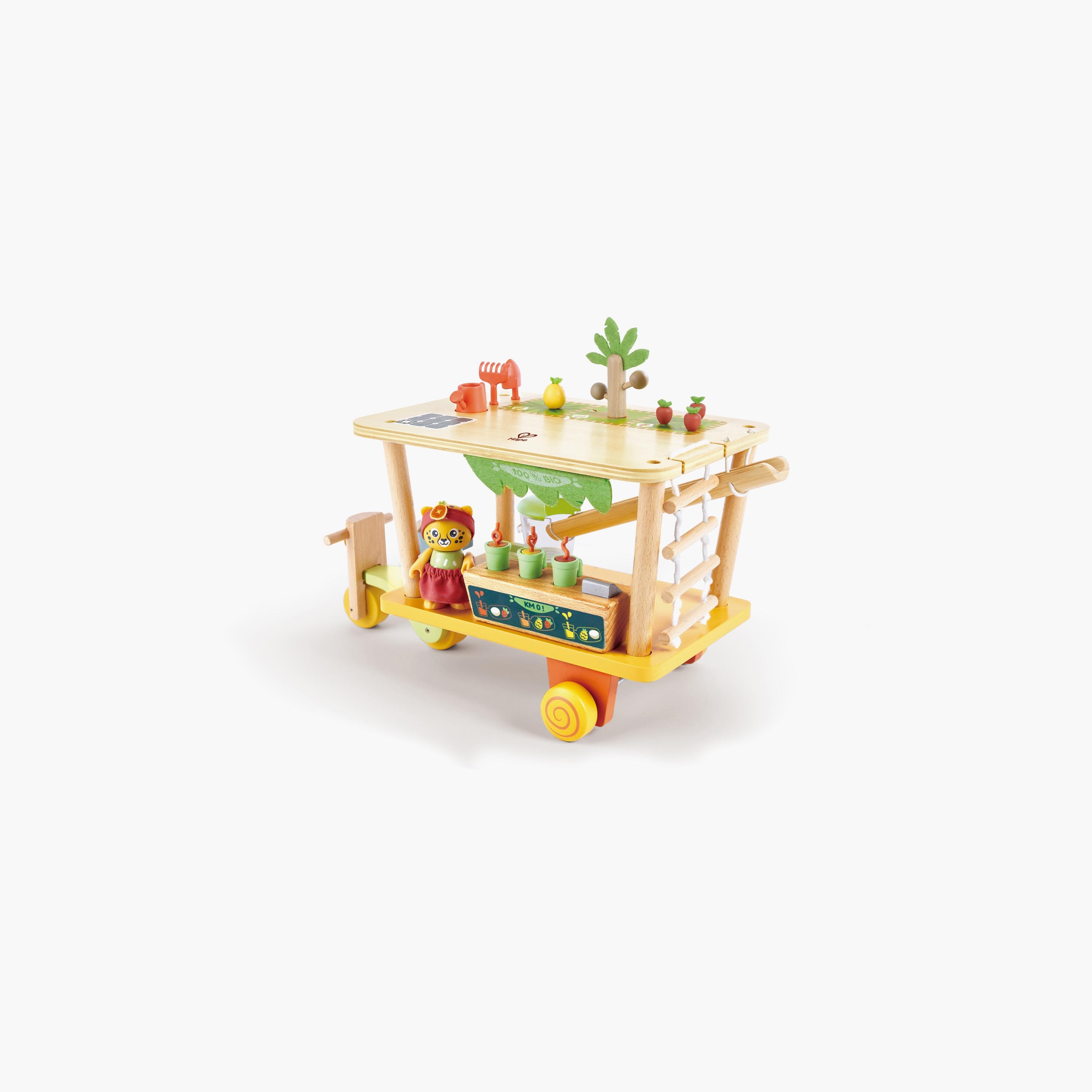 عربة عصير كليو بايو من هيب، عربة طعام خشبية للعب التظاهري، مكونة من 26 قطعة-toys-dollsandplaysets-dollhouses-image-9