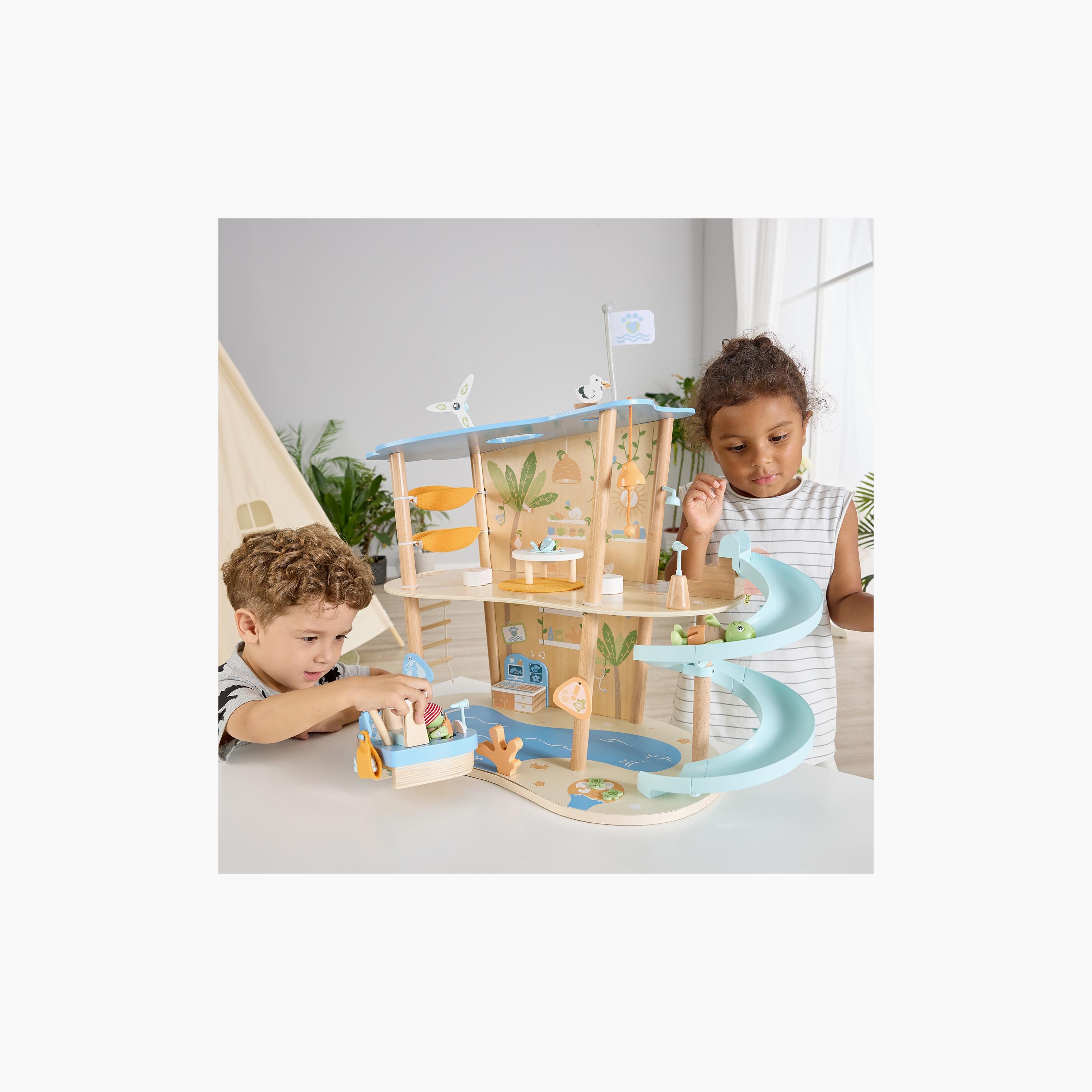 Hape 47-Piece Green Planet Ocean Rescue Playset with Accessories-toys-dollsandplaysets-dollplaysets-image-2