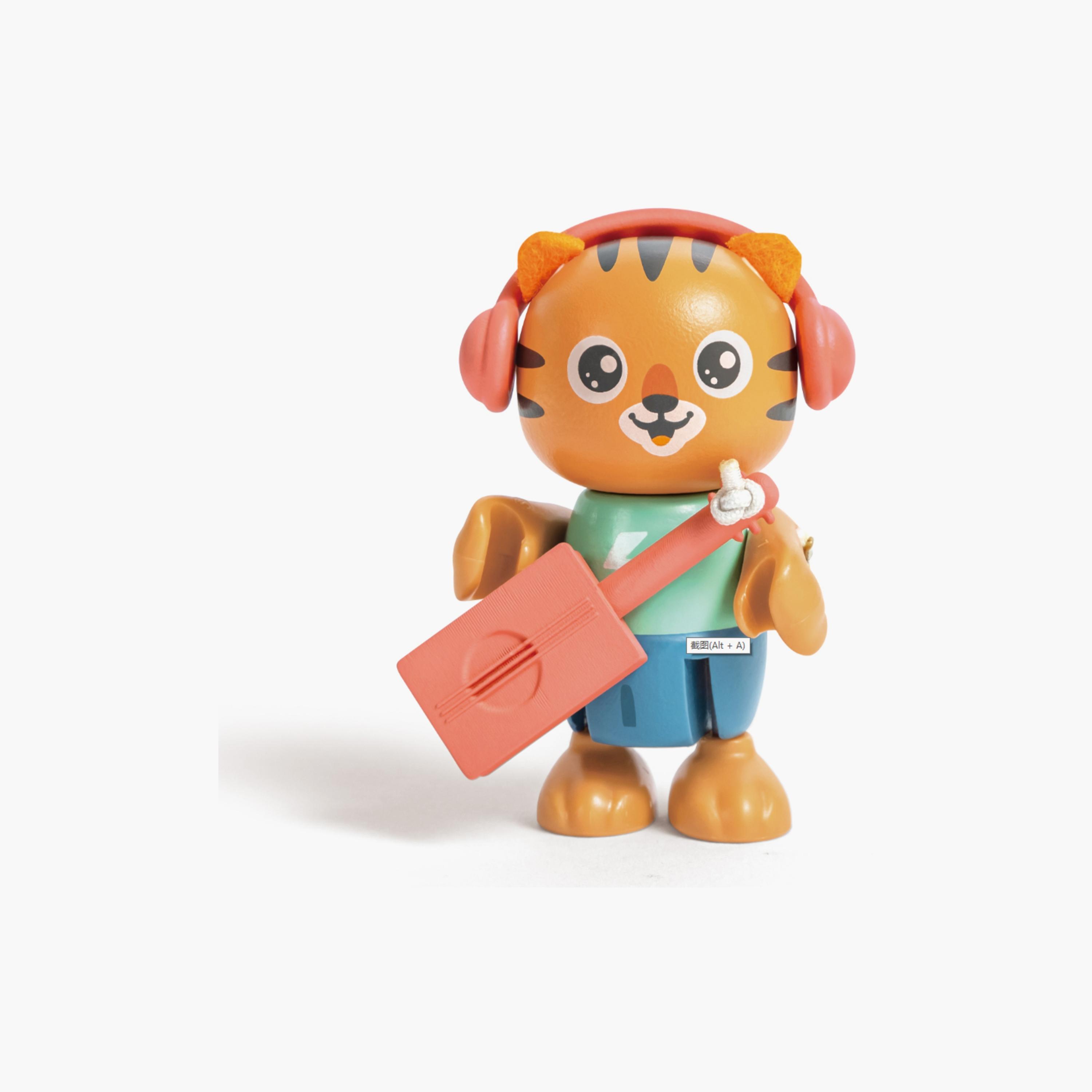 Hape 11-Piece Milo & Melody Tiger Figure Role Play with Accessories-toys-playfigures-actionfigures-image-6