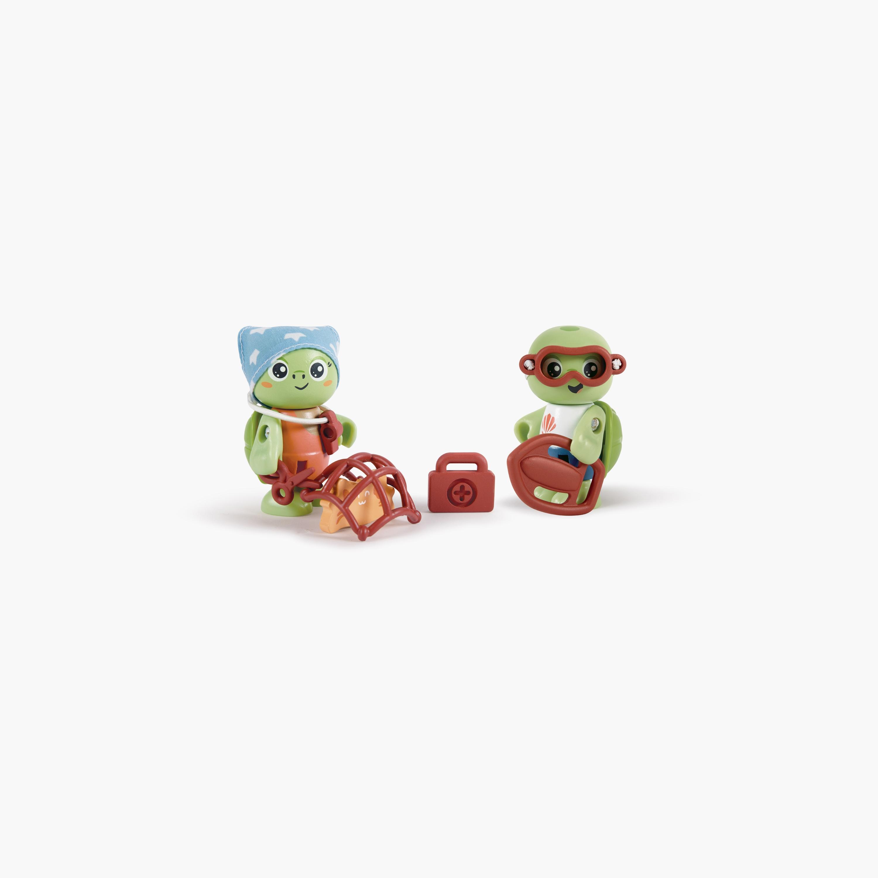 لعبة لعب الأدوار لشخصية سلحفاة كايل وواي من هيب، مكونة من 11 قطعة مع ملحقات-toys-playfigures-actionfigures-image-3