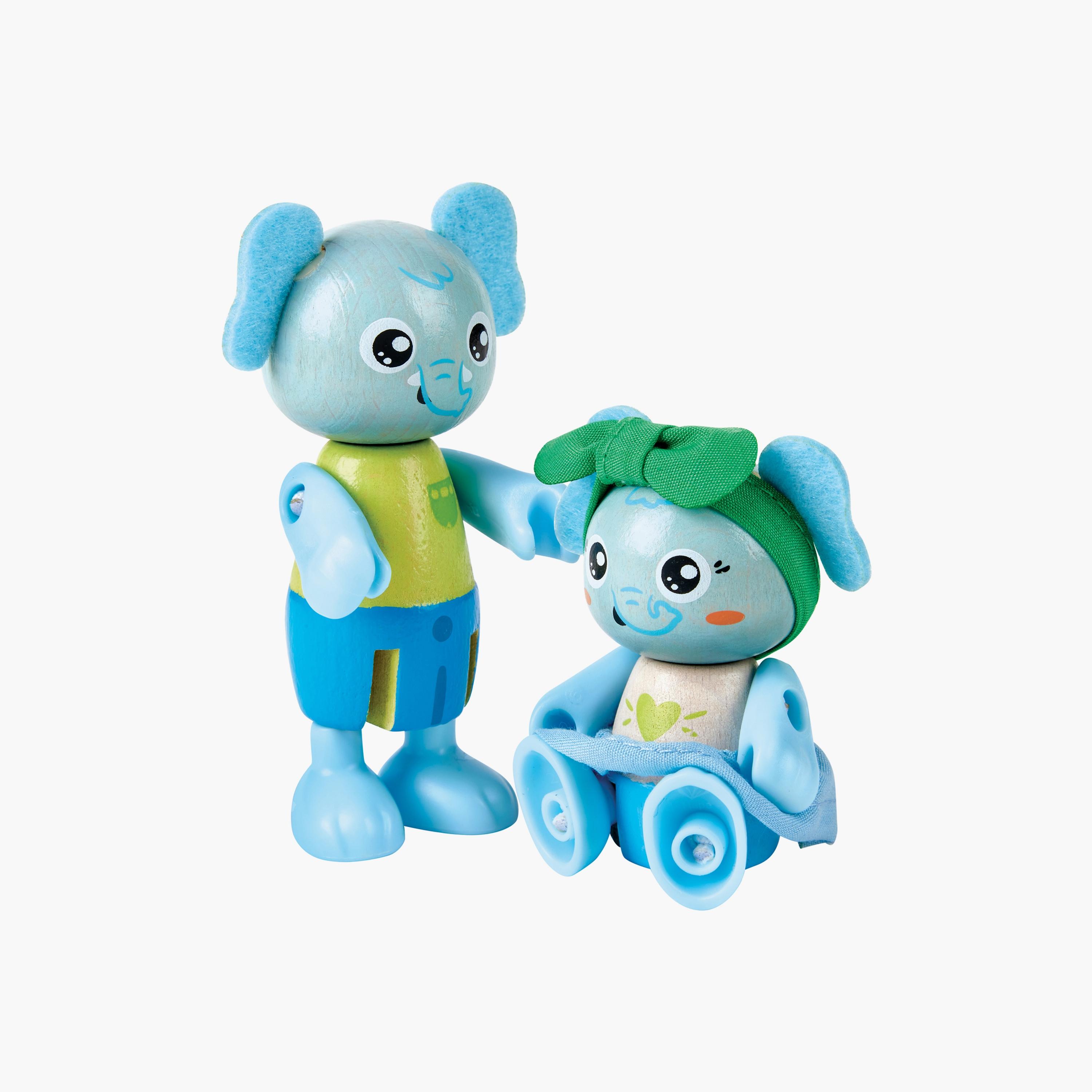 Hape 10-Piece Green Planet Explorers FSC Elephant Family-toys-playfigures-actionfigures-image-3