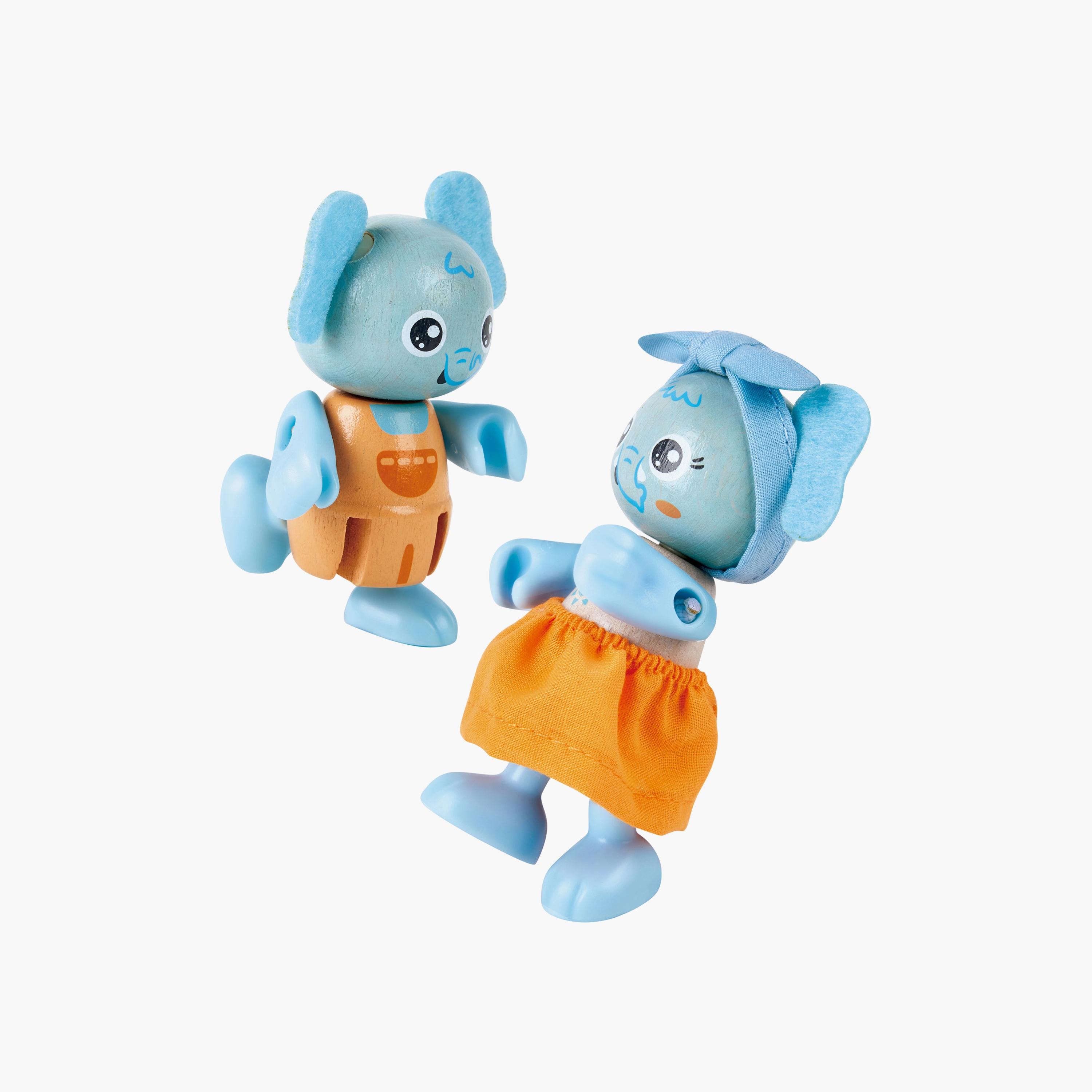 Hape 10-Piece Green Planet Explorers FSC Elephant Family-toys-playfigures-actionfigures-image-4