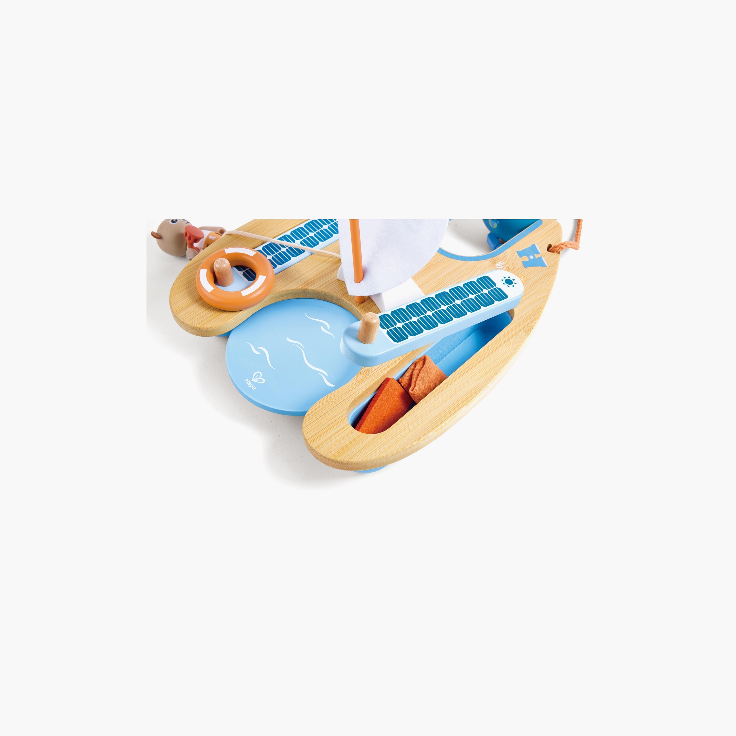 Hape 18-Piece Ben's Eco Catamaran Submarine Pretend Playset-toys-buildingblocks-constructionsets-image-6