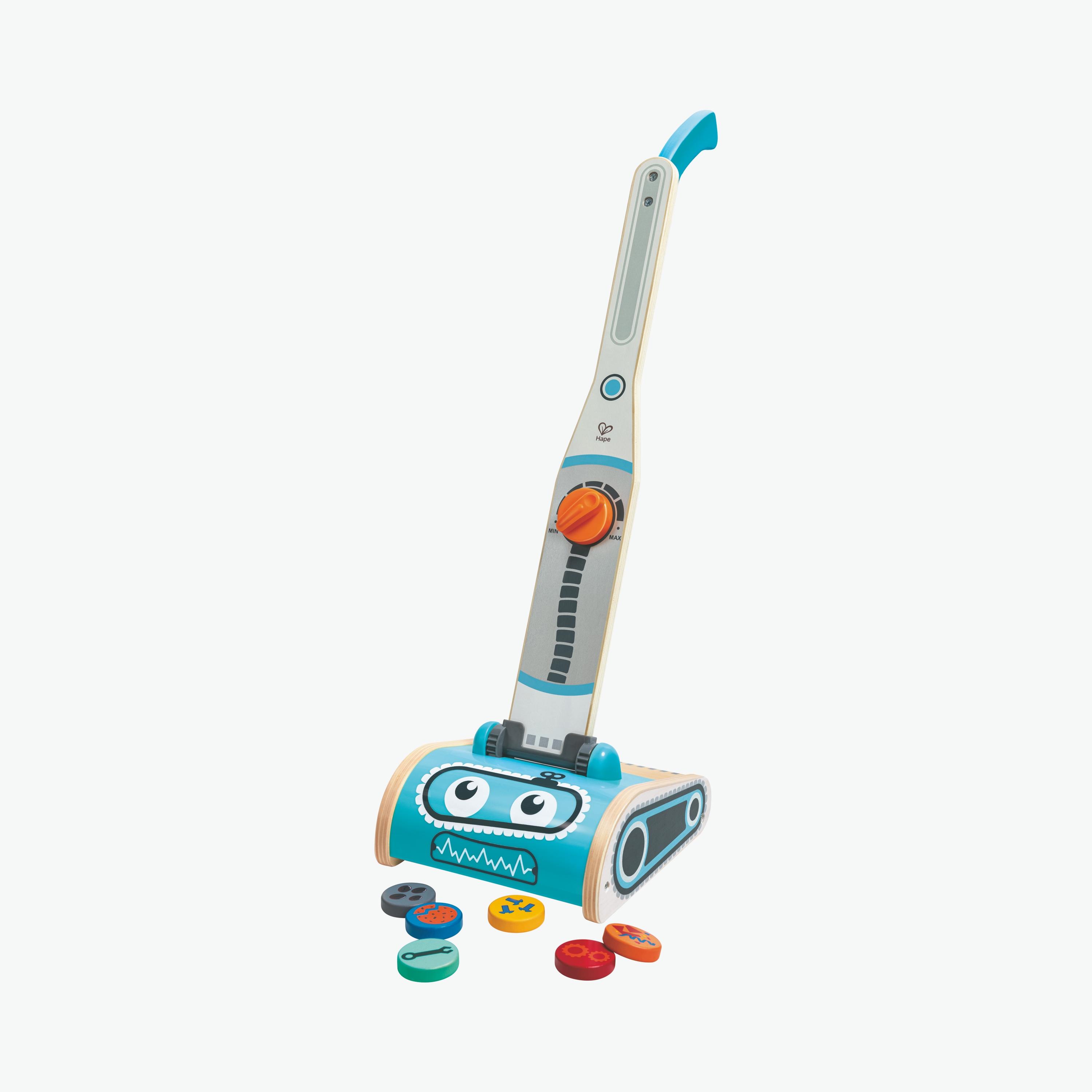 Hape 7-Piece Wooden Vacuum Playset with Accessories-toys-roleplay-householdsets-image-4