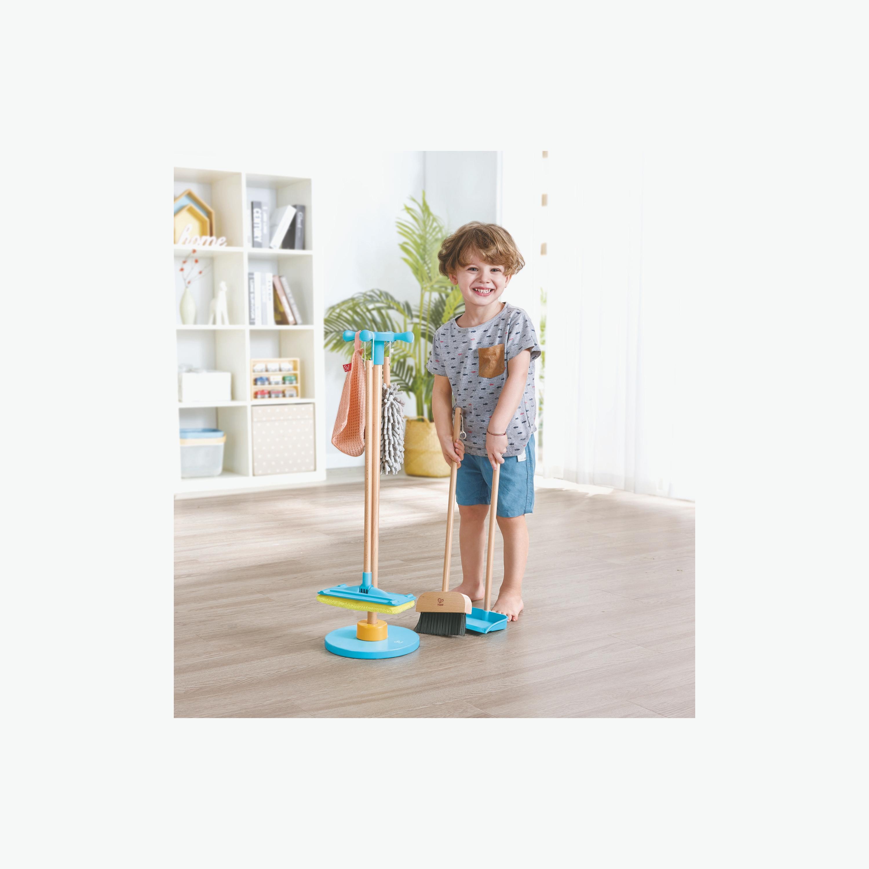 Hape 6-Piece Clean Up Broom Set Cleaning Playset-toys-roleplay-householdsets-image-4