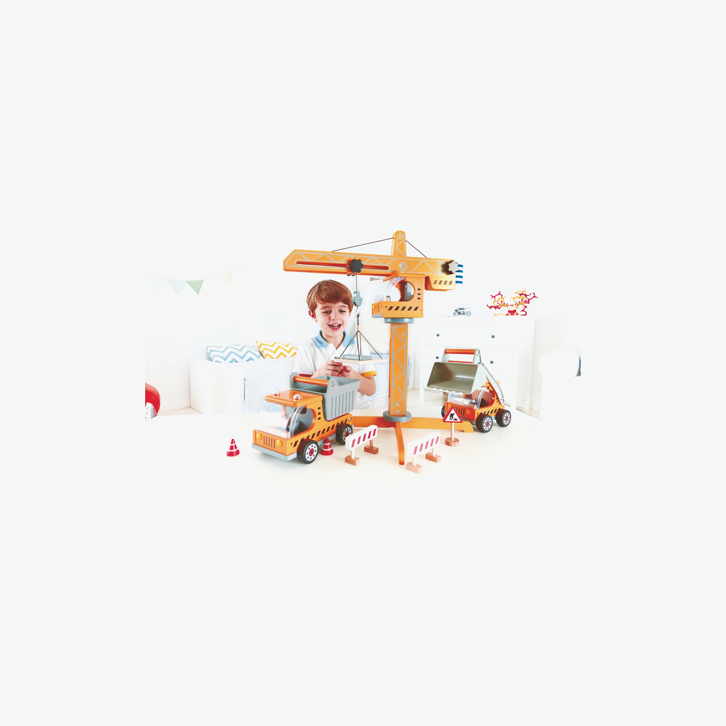 مجموعة رافعة بناء خشبية من هيب، مكونة من 10 قطع-toys-roleplay-householdsets-image-1