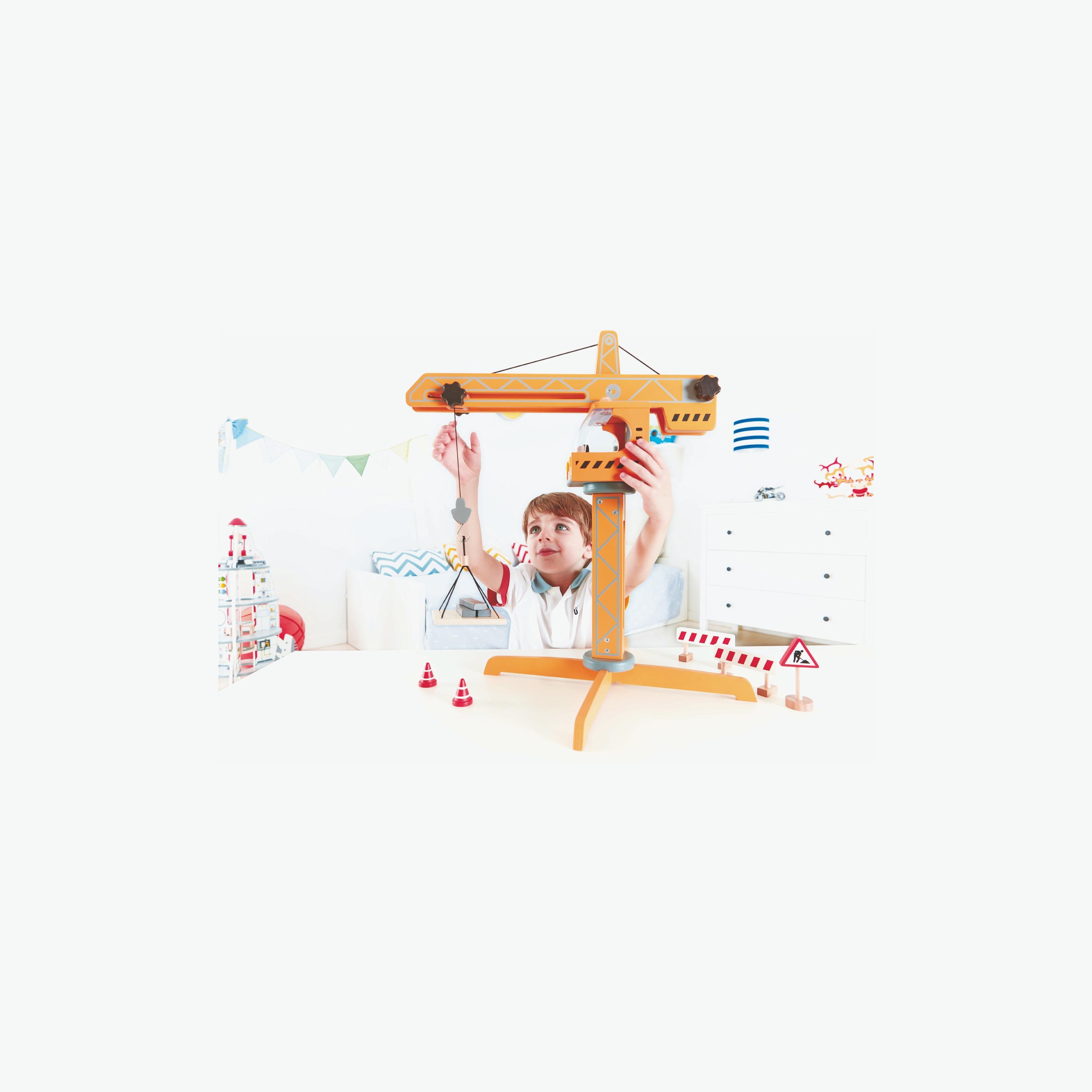 مجموعة رافعة بناء خشبية من هيب، مكونة من 10 قطع-toys-roleplay-householdsets-image-4