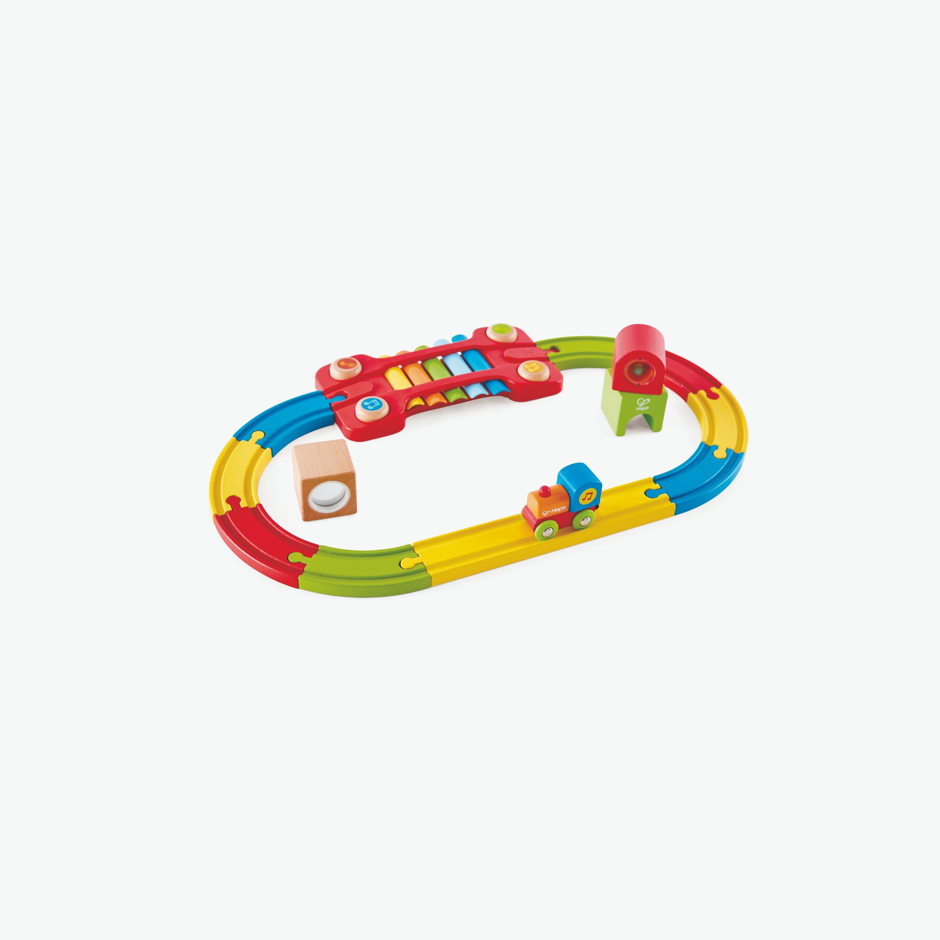 Hape Sensory Railway Circuit Wooden Train Set & Accessories-toys-buildingblocks-constructionsets-image-1