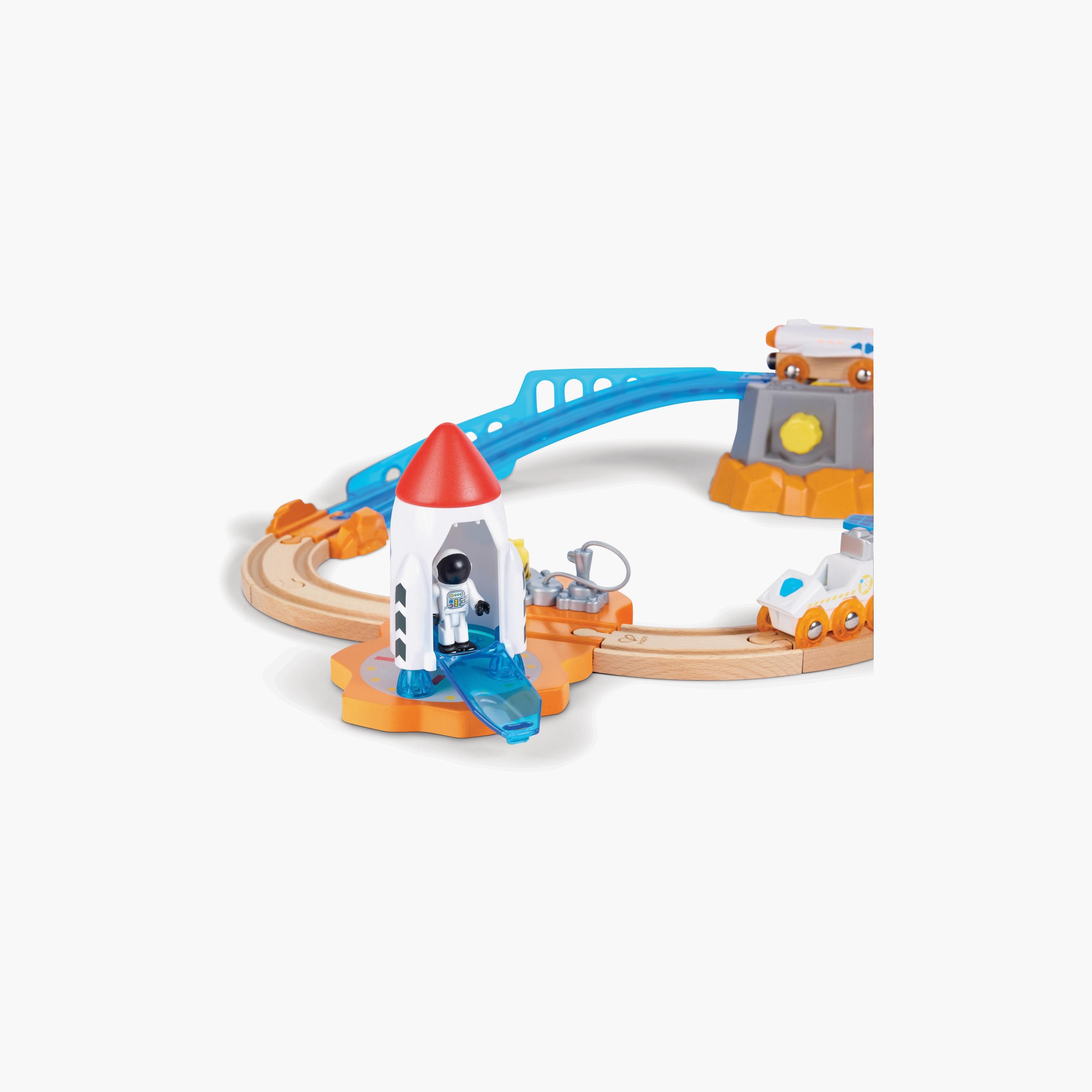 Hape 34-Piece Mars Mission Launch Glow in the Dark Railway Trainset-toys-buildingblocks-constructionsets-image-10