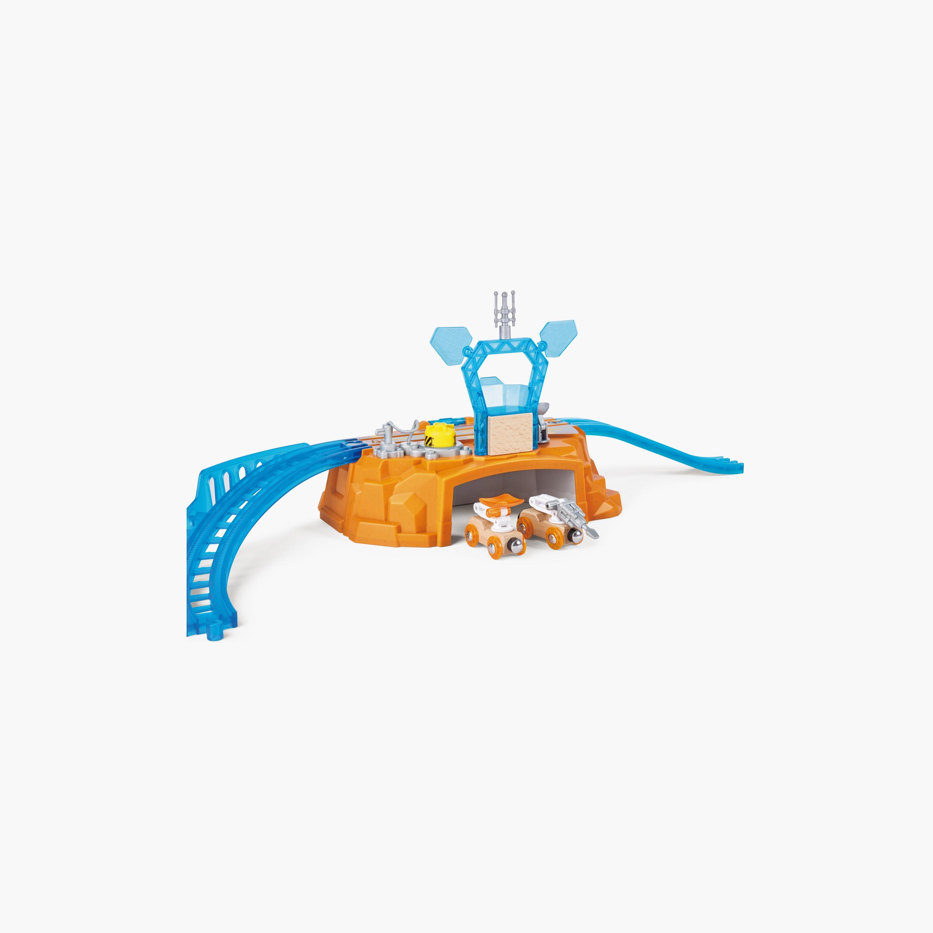 Hape 48-Piece Mars Exploration Glow in the Dark Railway Trainset-toys-buildingblocks-constructionsets-image-7