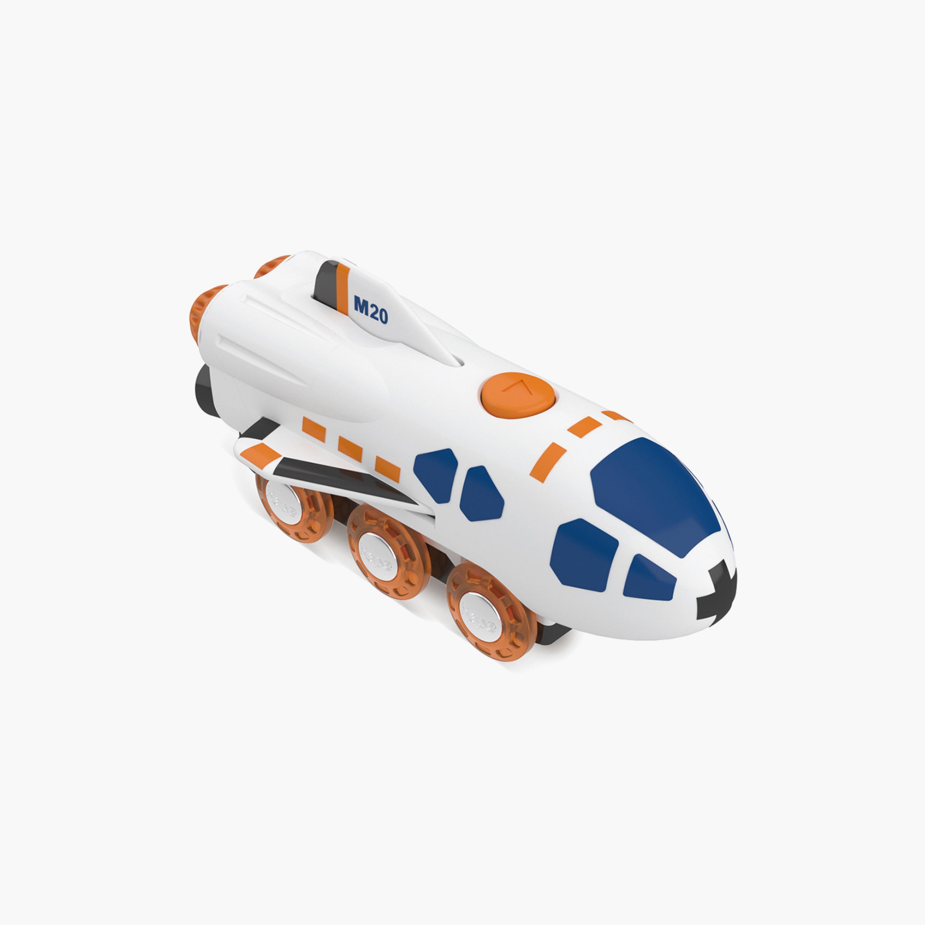 Hape 2-In-1 Space Shuttle Plane & Train with Light & Sound-toys-buildingblocks-constructionsets-image-1