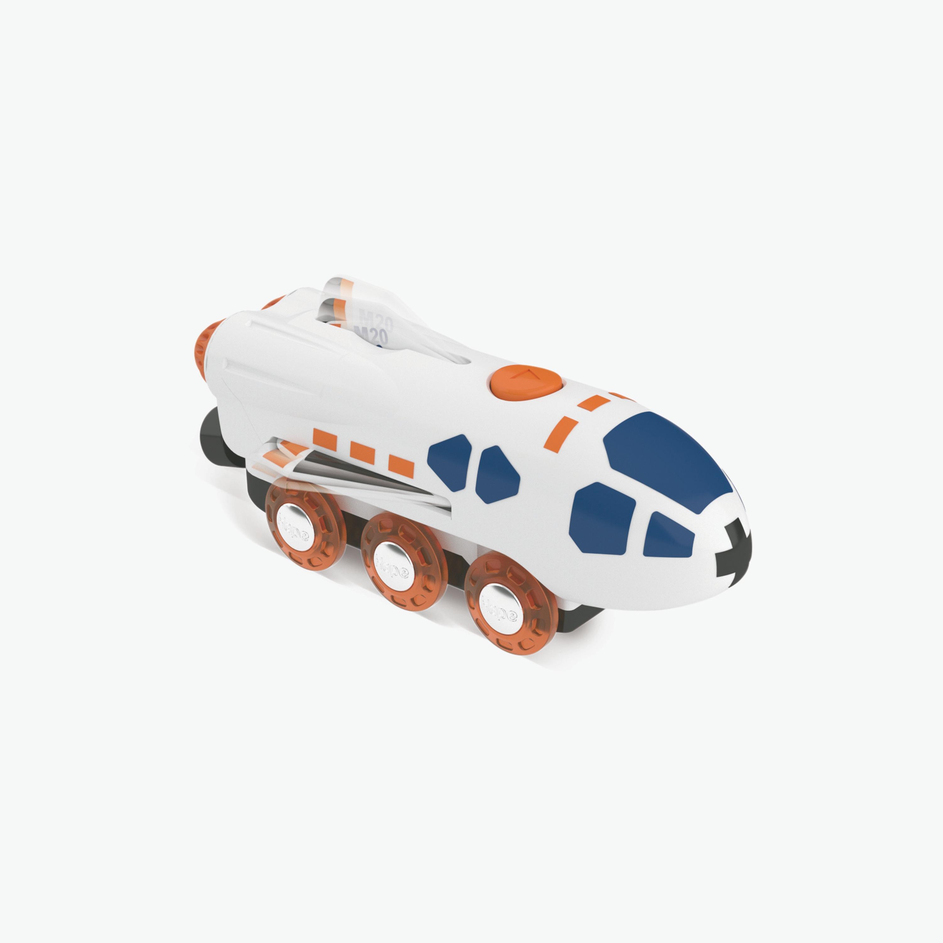 Hape 2-In-1 Space Shuttle Plane & Train with Light & Sound-toys-buildingblocks-constructionsets-image-6