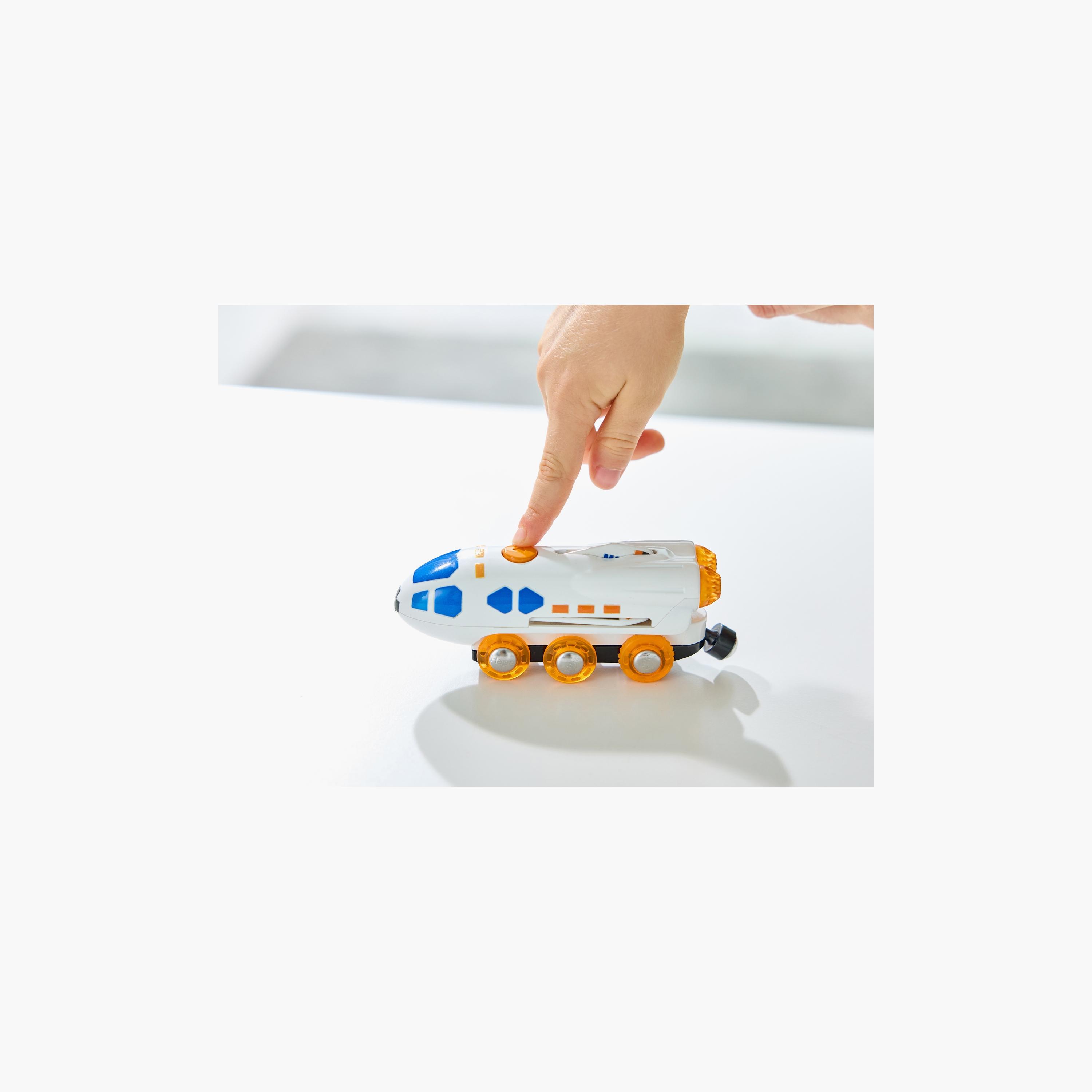 Hape 2-In-1 Space Shuttle Plane & Train with Light & Sound-toys-buildingblocks-constructionsets-image-8