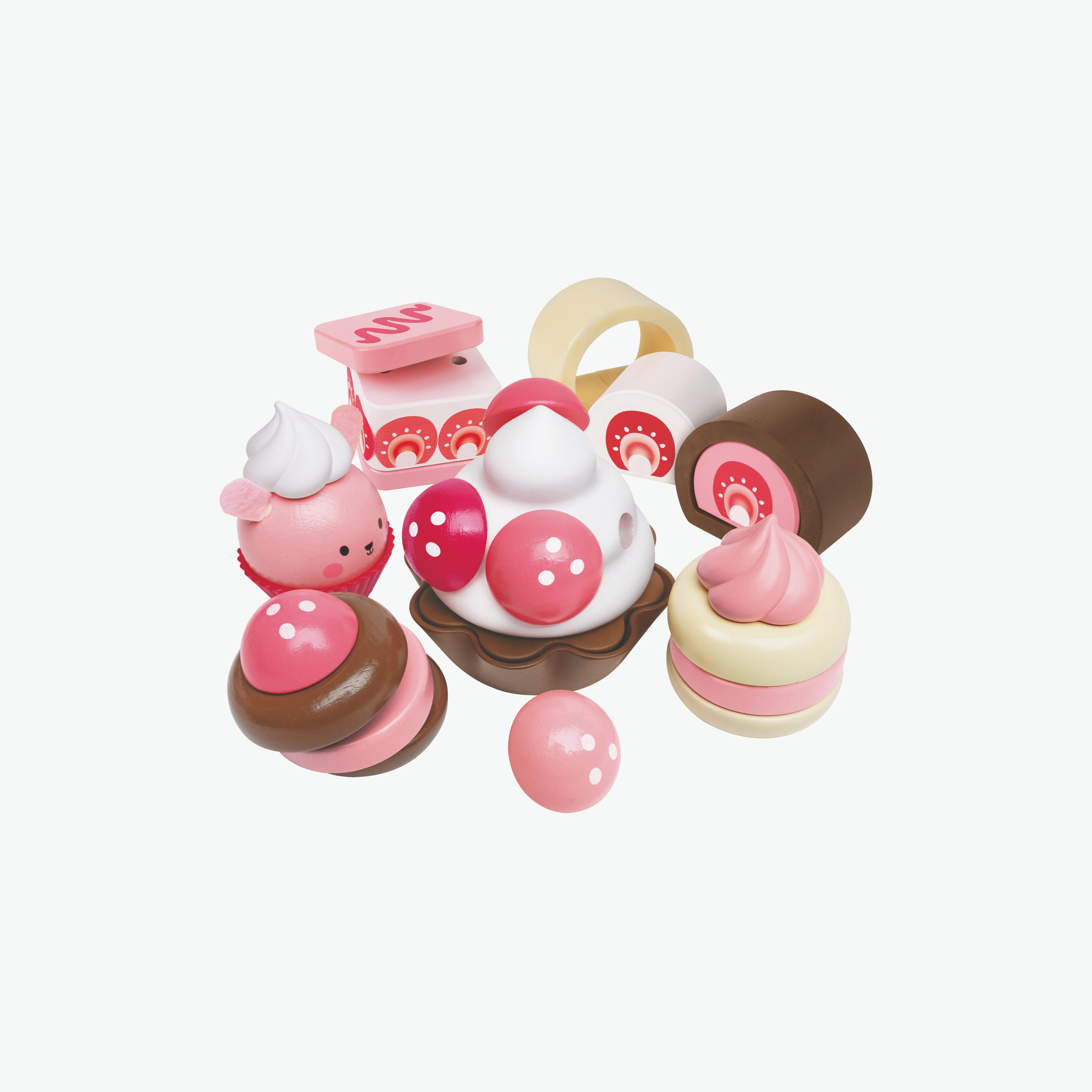 Hape Strawberry Dessert Set Food Playset-toys-roleplay-playfoods-image-1