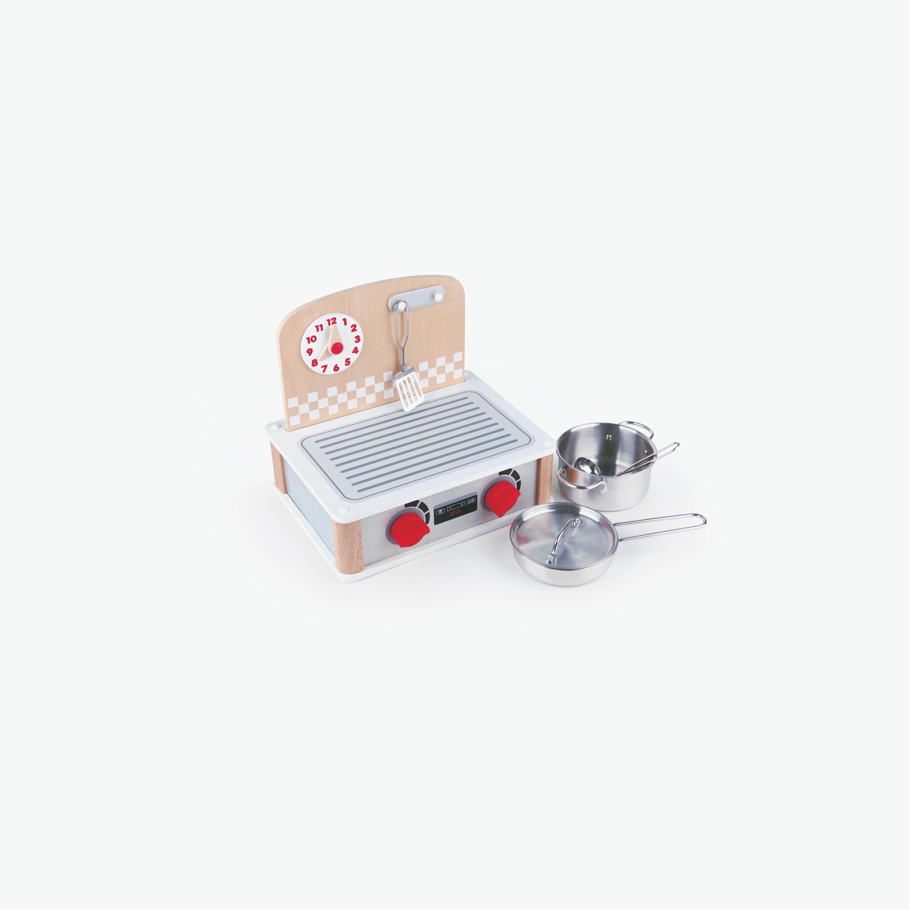 Hape 2-in-1 Kitchen & Food Grill Set-toys-roleplay-playfoods-image-2