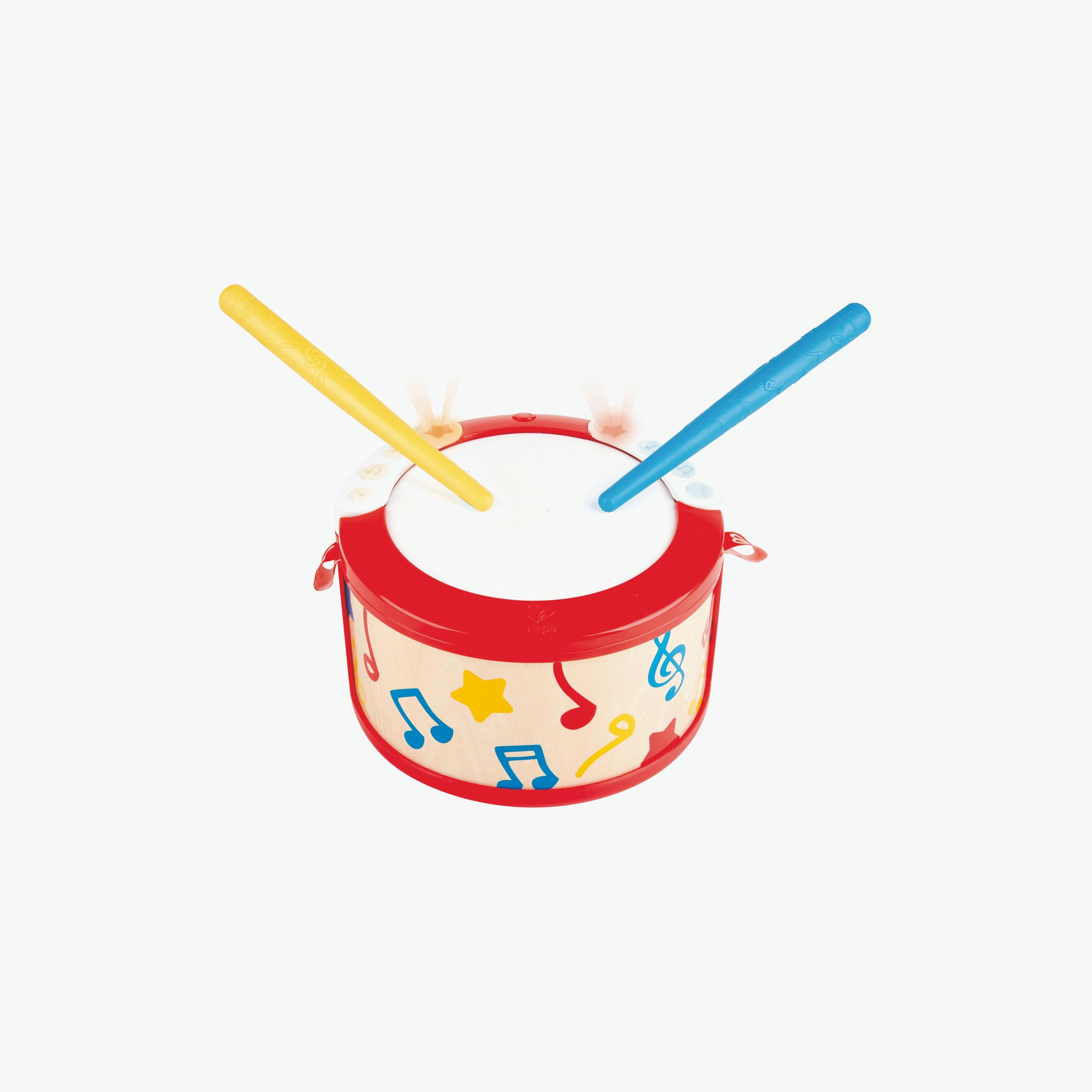Hape 3-Piece Learn with Lights Musical Instrument Drum Set-toys-educational-musicaltoys-image-1