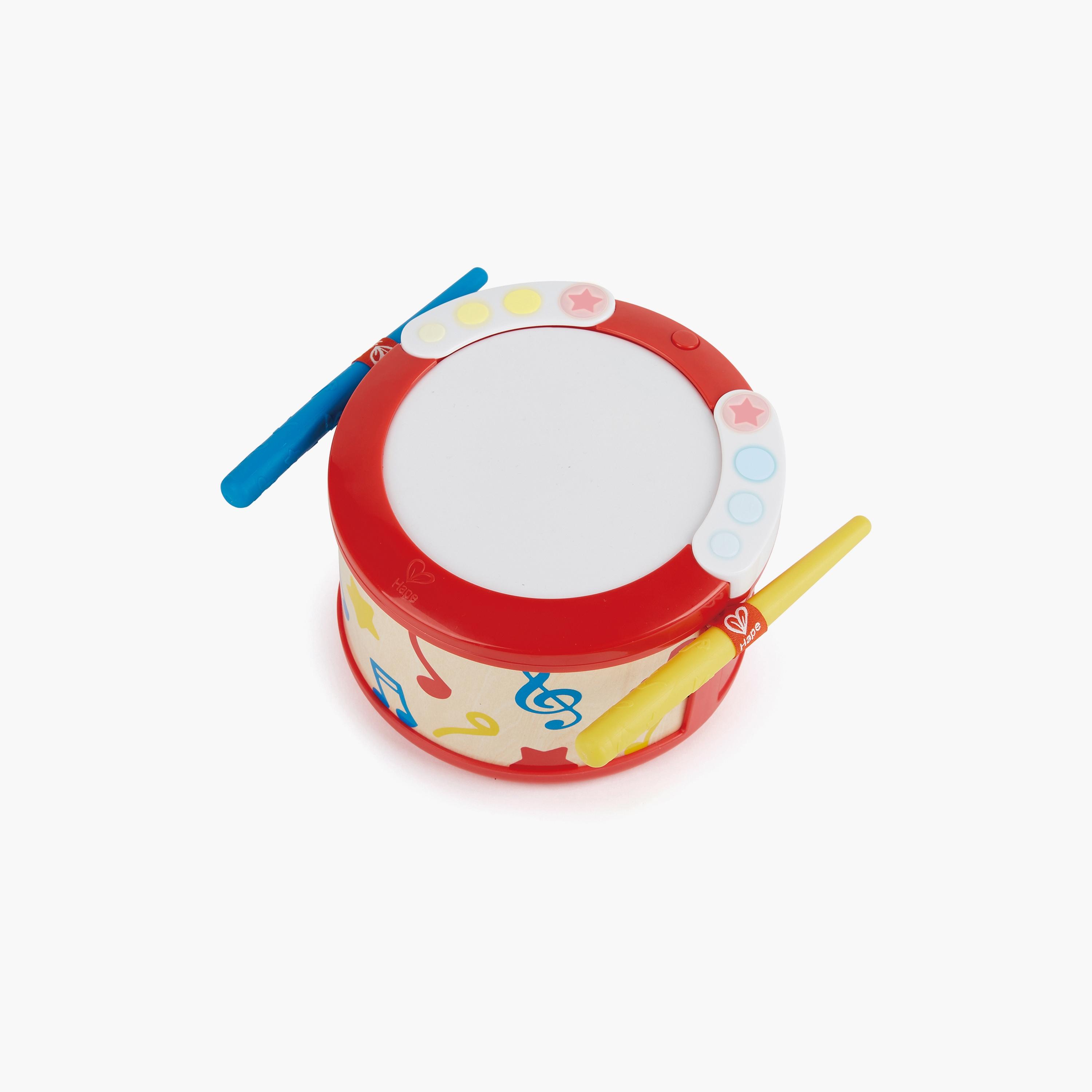 Hape 3-Piece Learn with Lights Musical Instrument Drum Set-toys-educational-musicaltoys-image-2