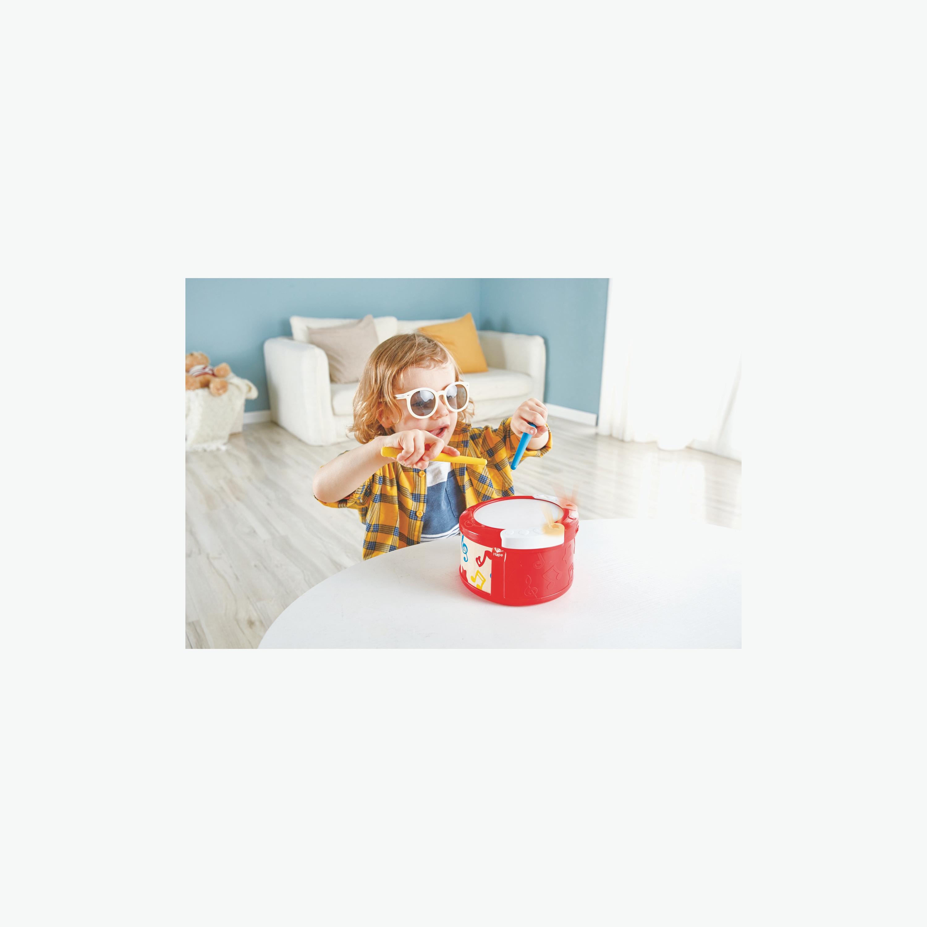 Hape 3-Piece Learn with Lights Musical Instrument Drum Set-toys-educational-musicaltoys-image-5