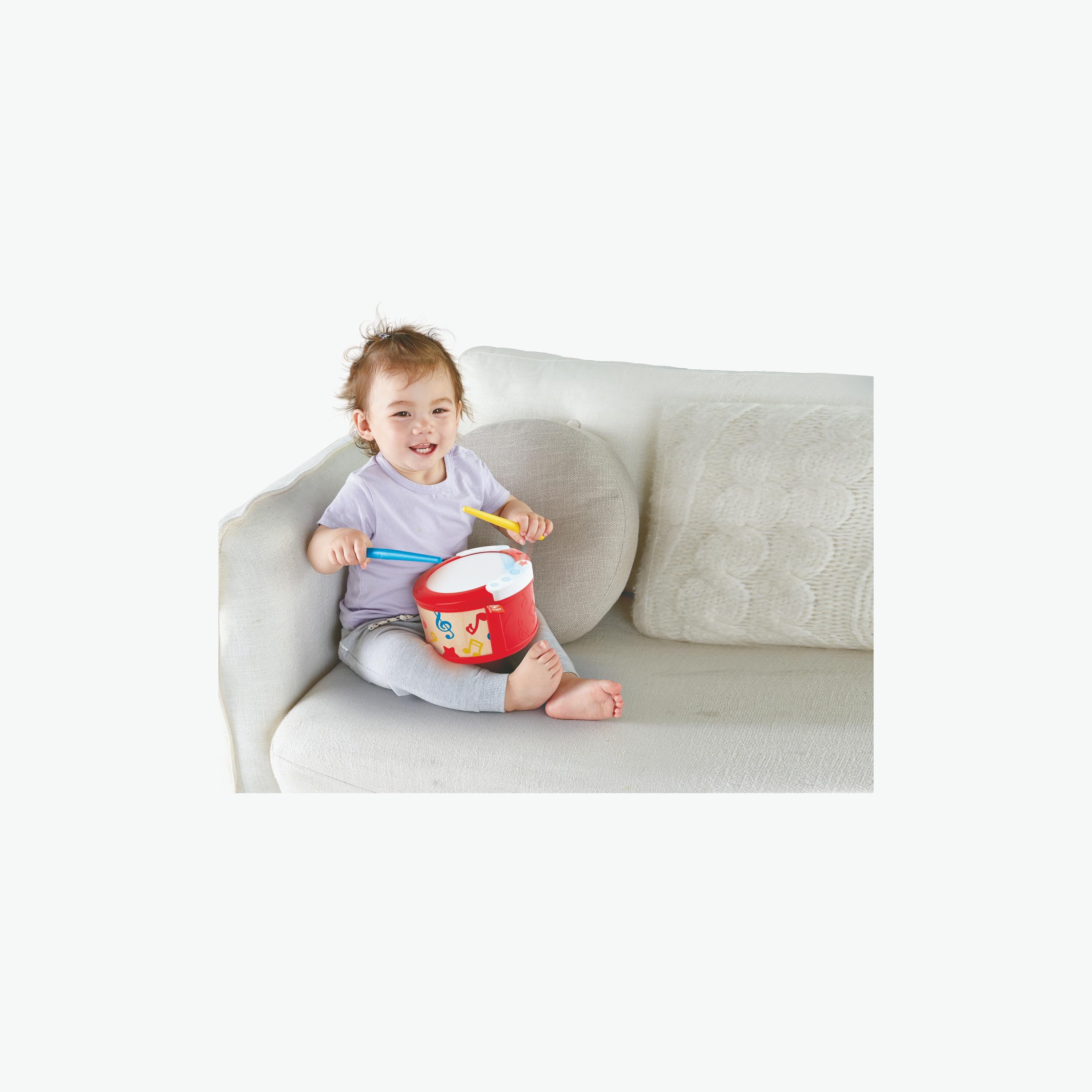 Hape 3-Piece Learn with Lights Musical Instrument Drum Set-toys-educational-musicaltoys-image-6
