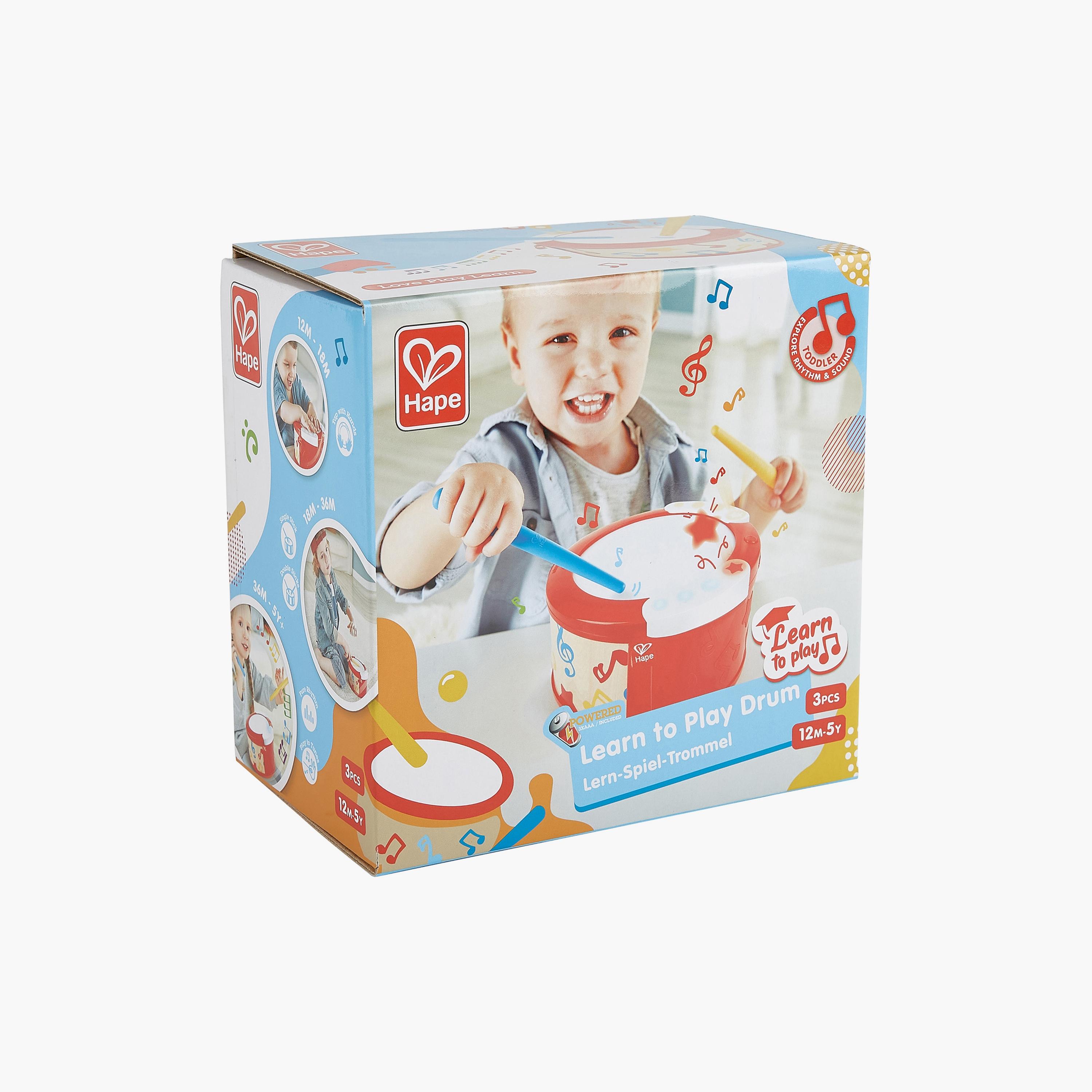 Hape 3-Piece Learn with Lights Musical Instrument Drum Set-toys-educational-musicaltoys-image-8