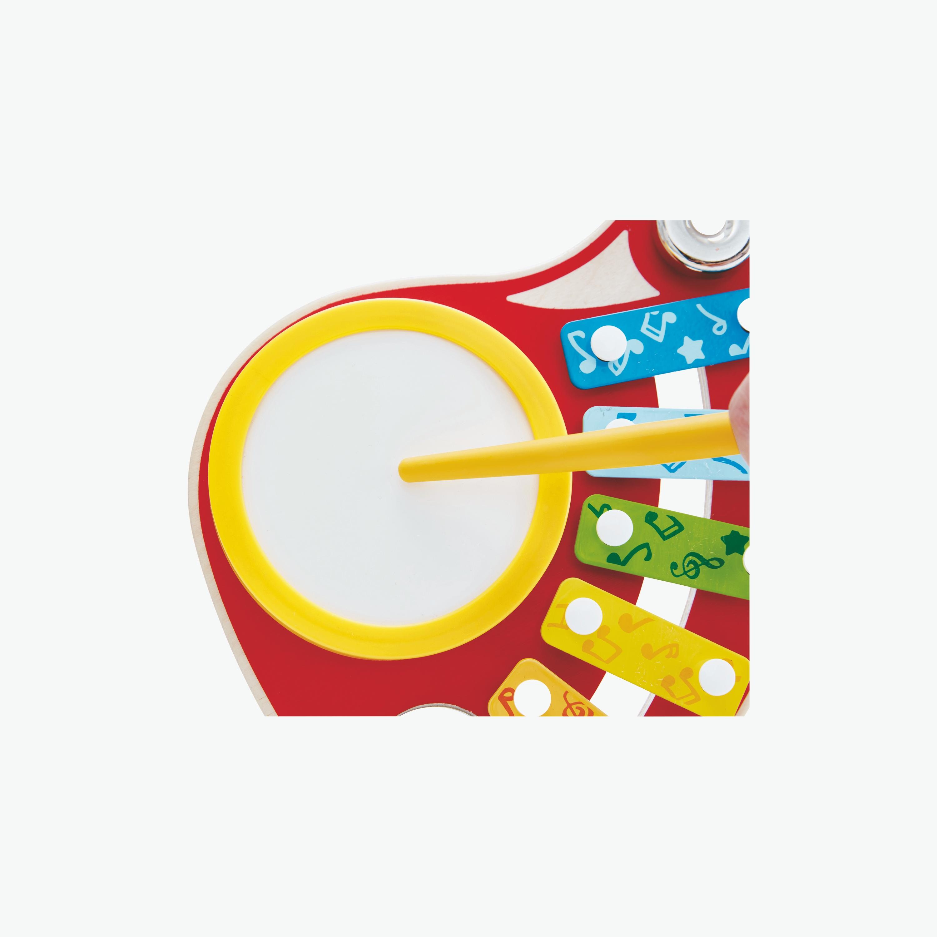 لعبة صانعة موسيقى على شكل جيتار خشبي 6 في 1 من هيب-toys-educational-musicaltoys-image-4