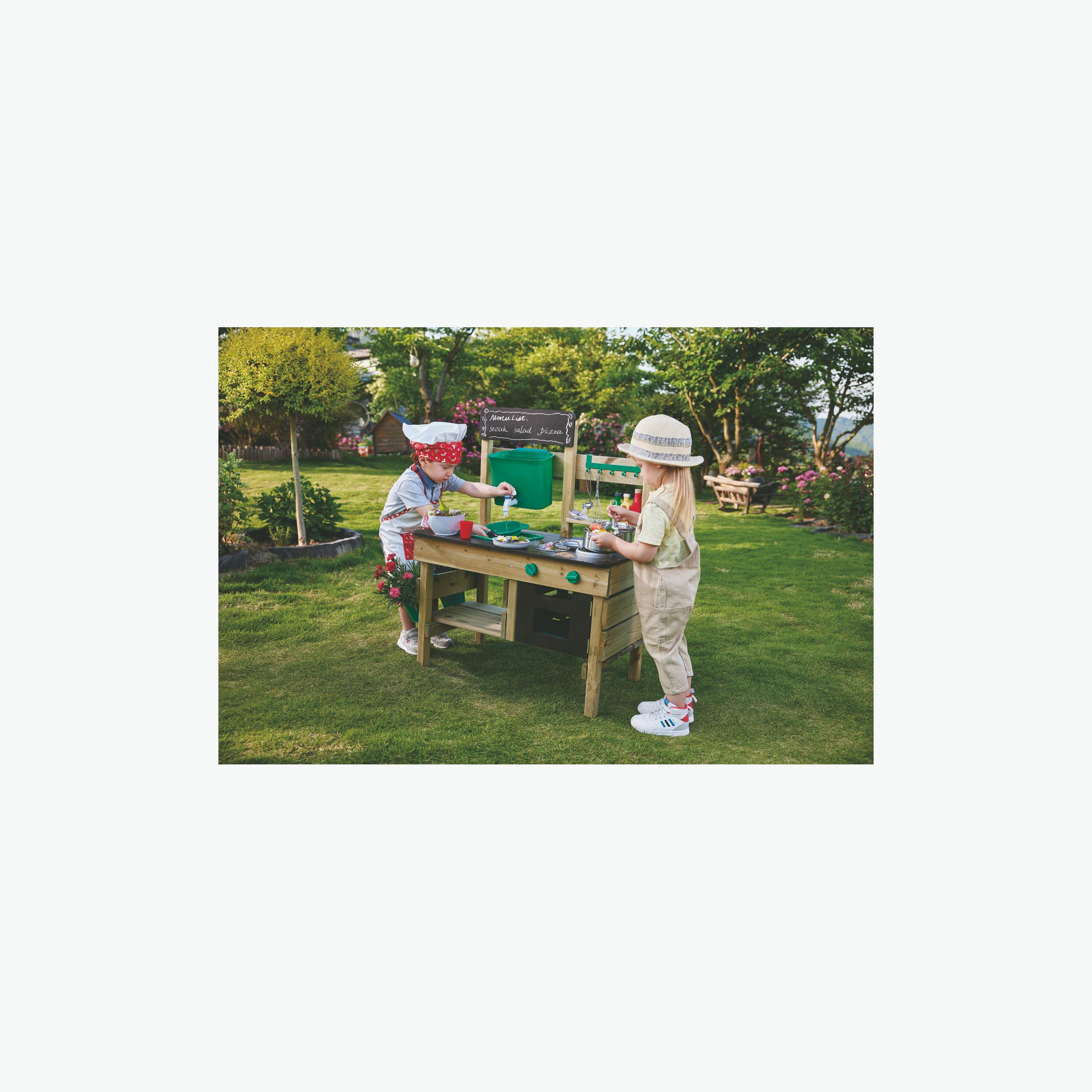 Hape Outdoor Kitchen Playset with Accessories-toys-roleplay-kitchensets-image-2