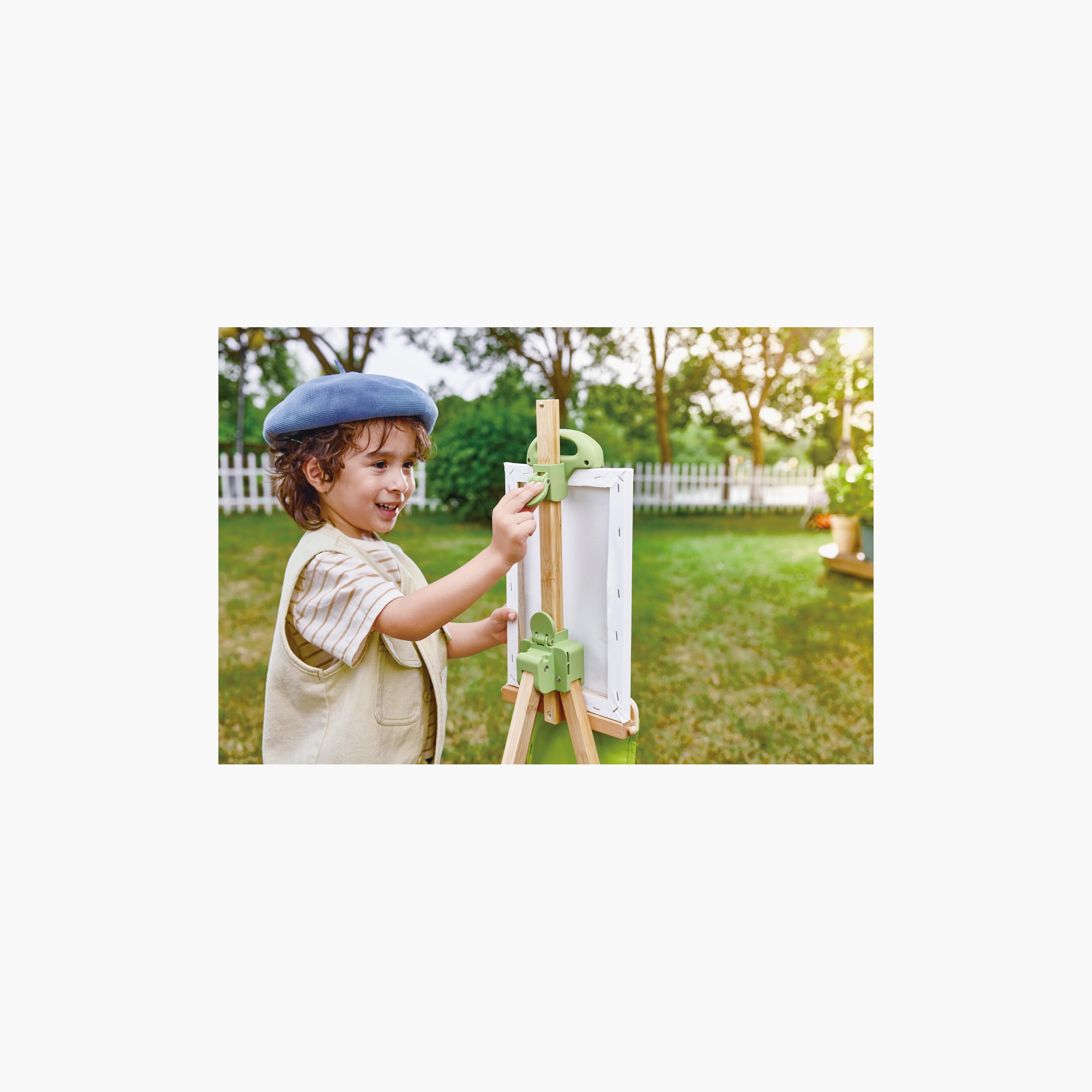 Hape 14-Piece Portable & Eco Friendly Bamboo Easel Arts & Crafts-school-artsandcrafts-image-6