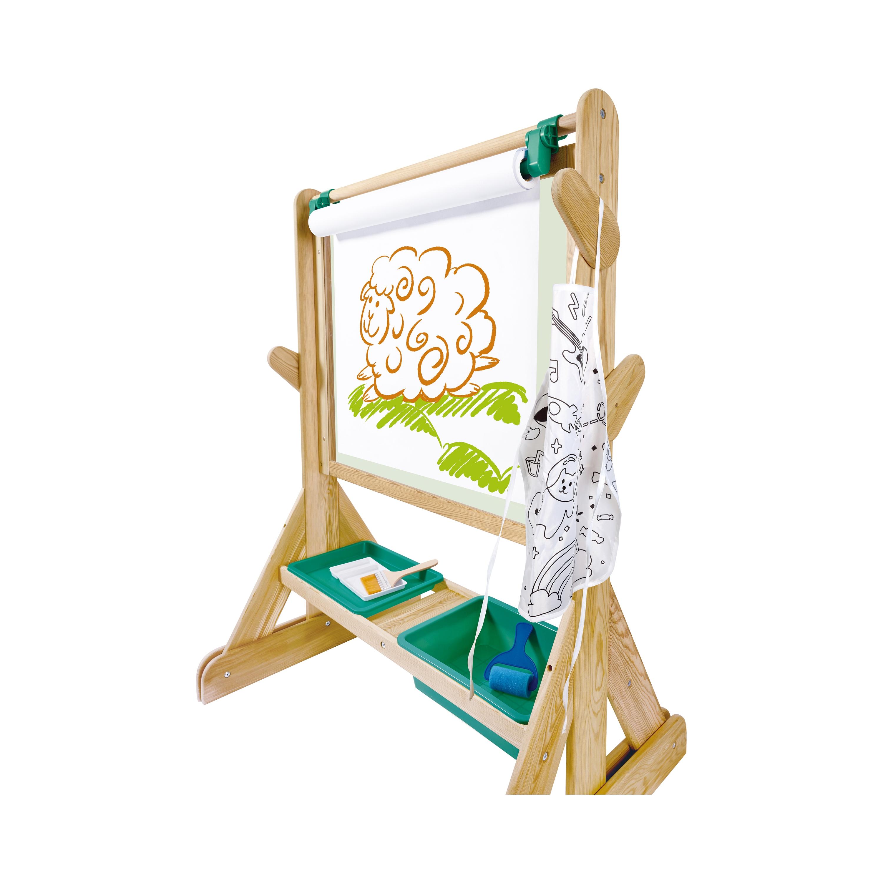 Hape Wooden Double-sided Outdoor Art Easel with Accessories-school-artsandcrafts-image-6