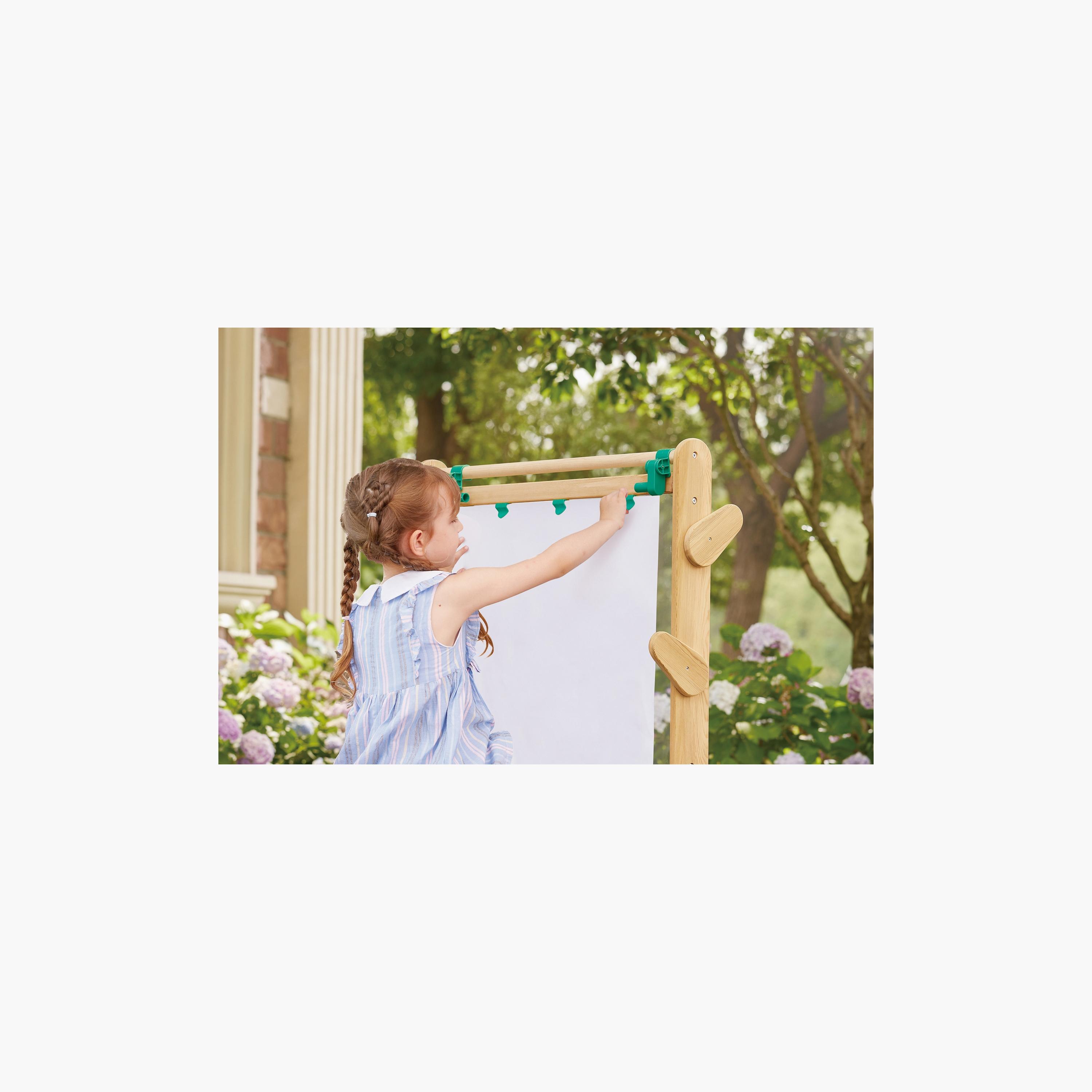 Hape Wooden Double-sided Outdoor Art Easel with Accessories-school-artsandcrafts-image-7