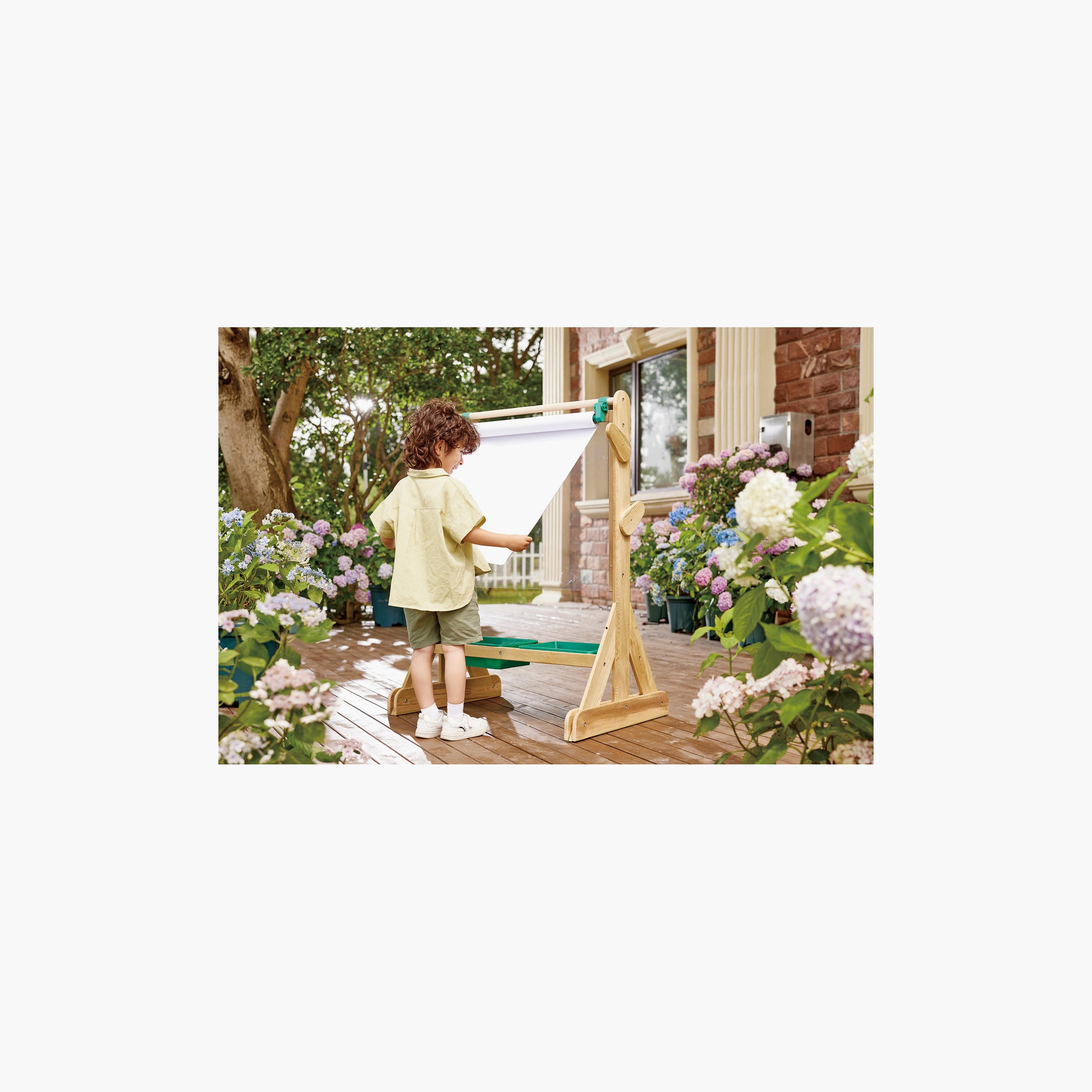 Hape Wooden Double-sided Outdoor Art Easel with Accessories-school-artsandcrafts-image-9