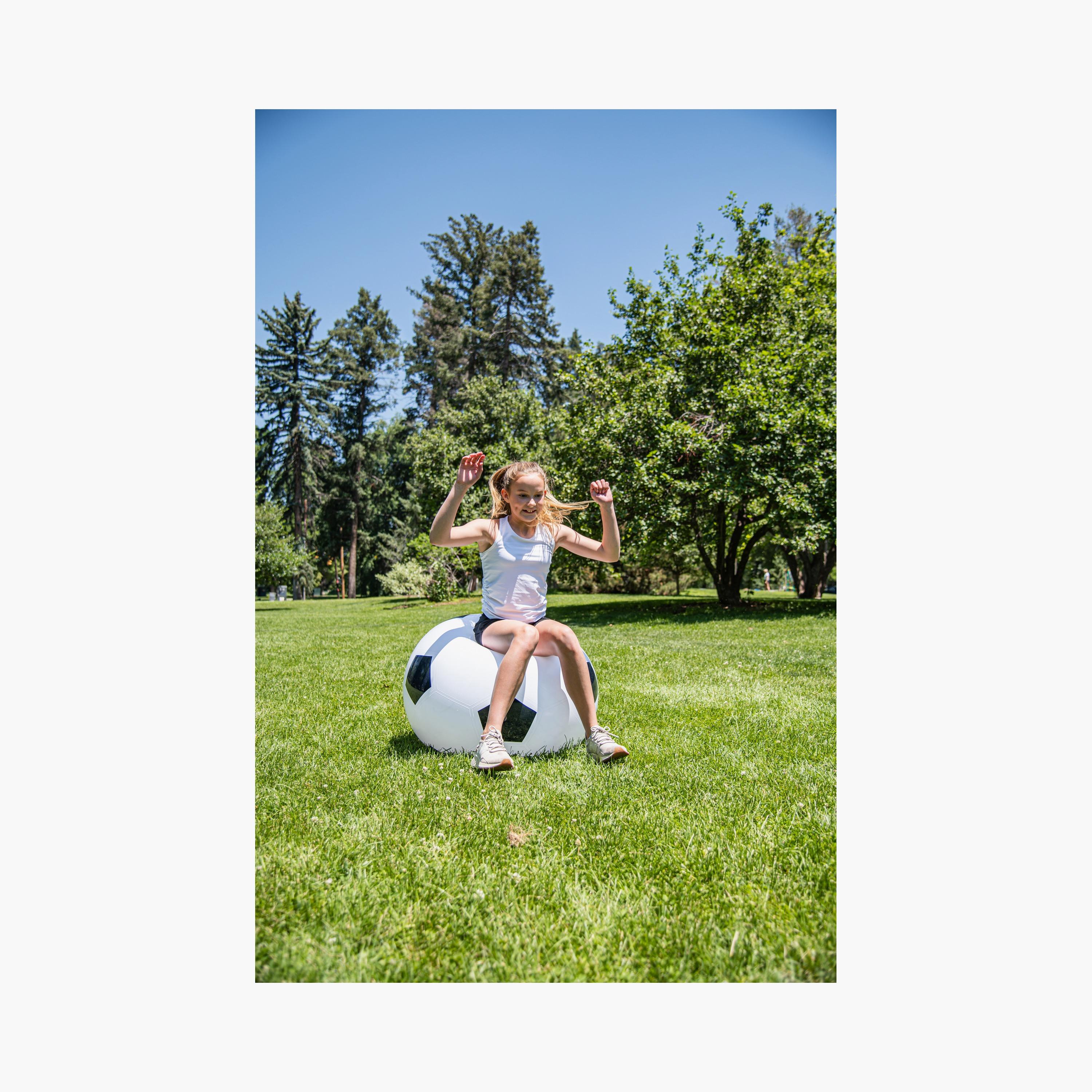 Hape 30" Jumbo & High Bounce Soccer Football with Air Pump-toys-outdoor-sports-image-3
