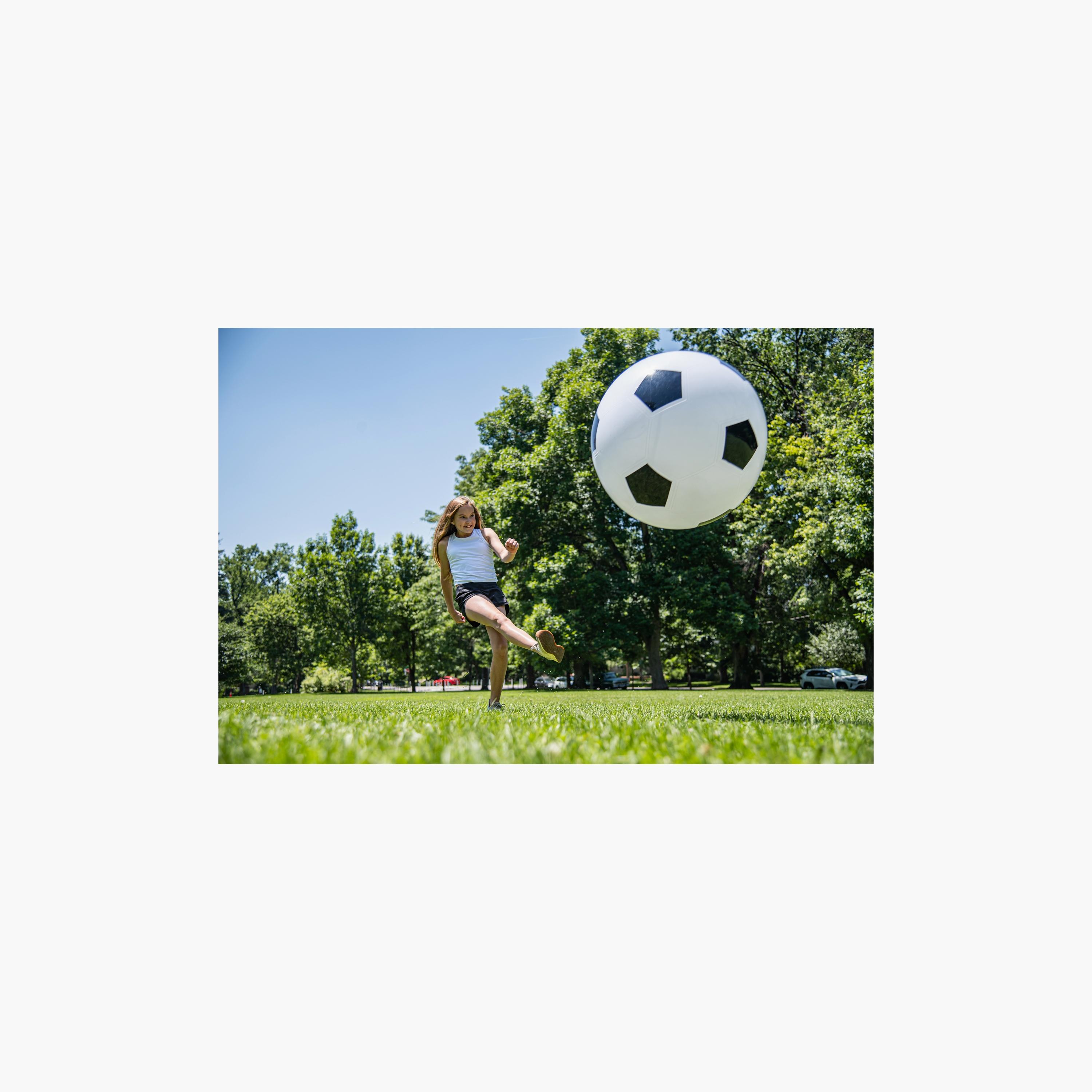 Hape 30" Jumbo & High Bounce Soccer Football with Air Pump-toys-outdoor-sports-image-5