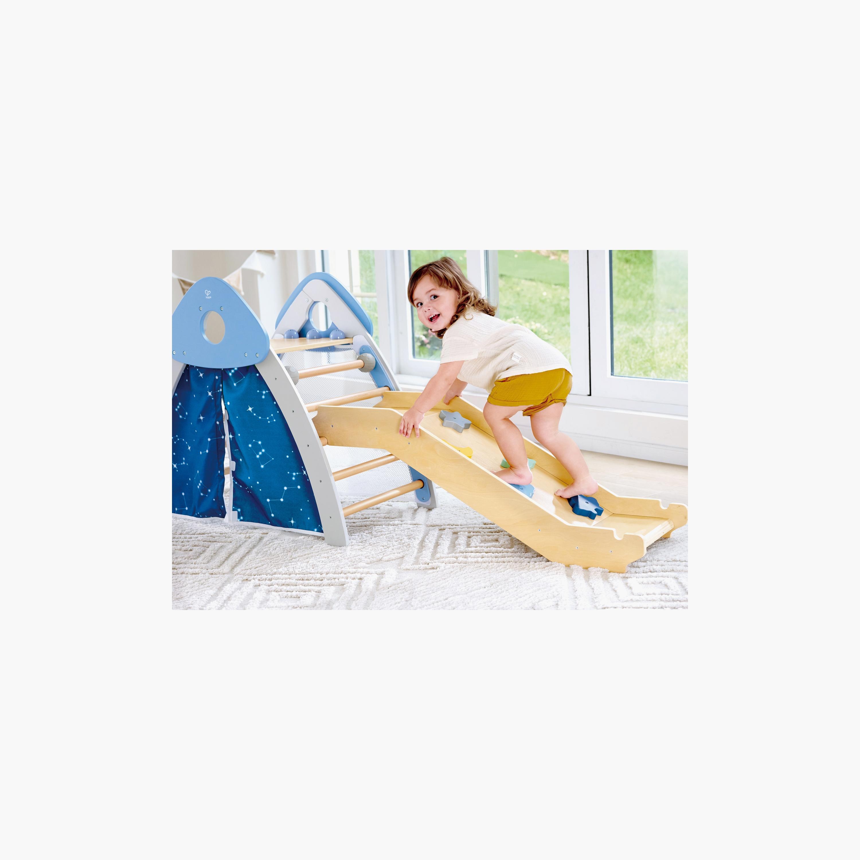 مجموعة تسلق وانزلاق 4 في 1 من هيب-toys-outdoor-slidesandswings-image-2