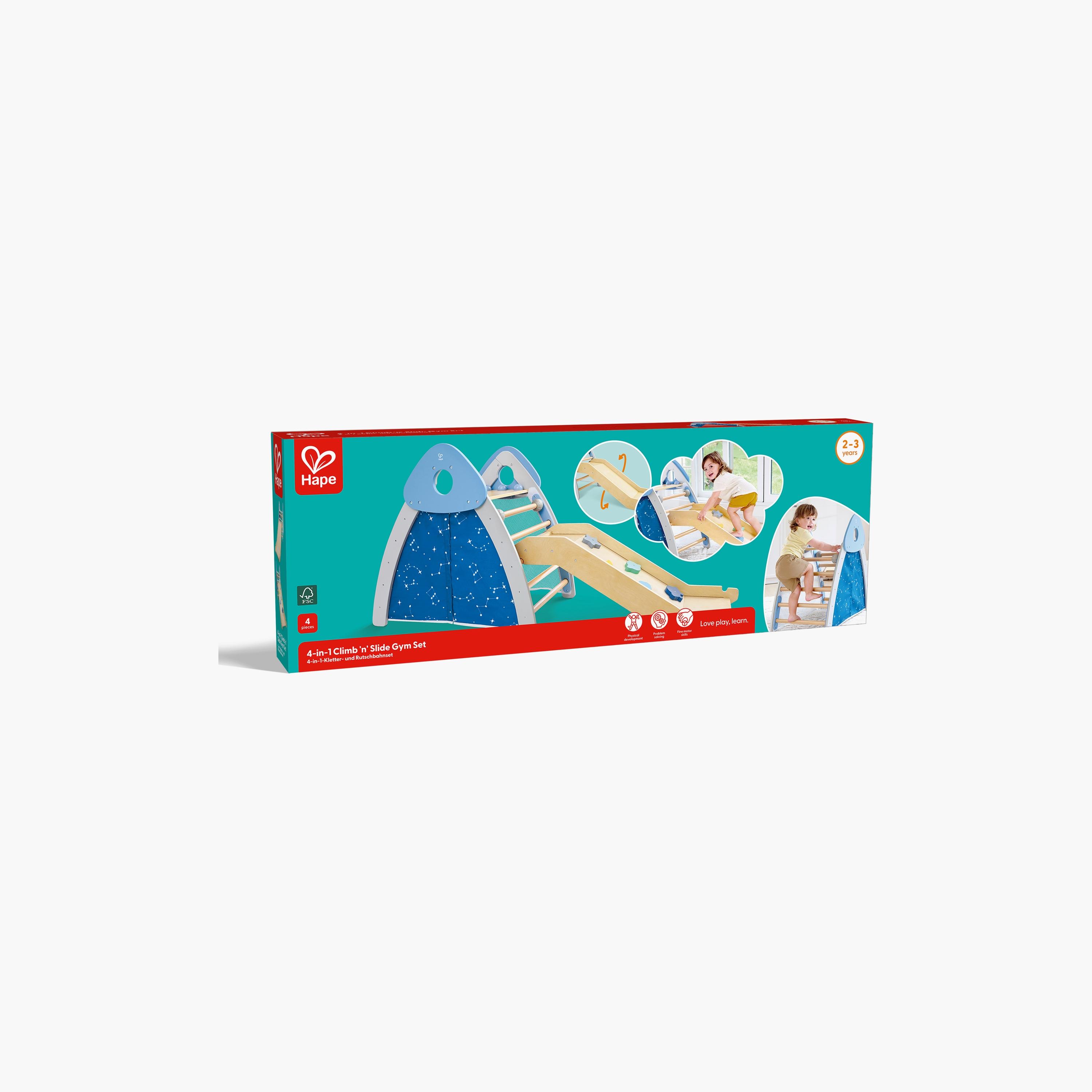 مجموعة تسلق وانزلاق 4 في 1 من هيب-toys-outdoor-slidesandswings-image-5