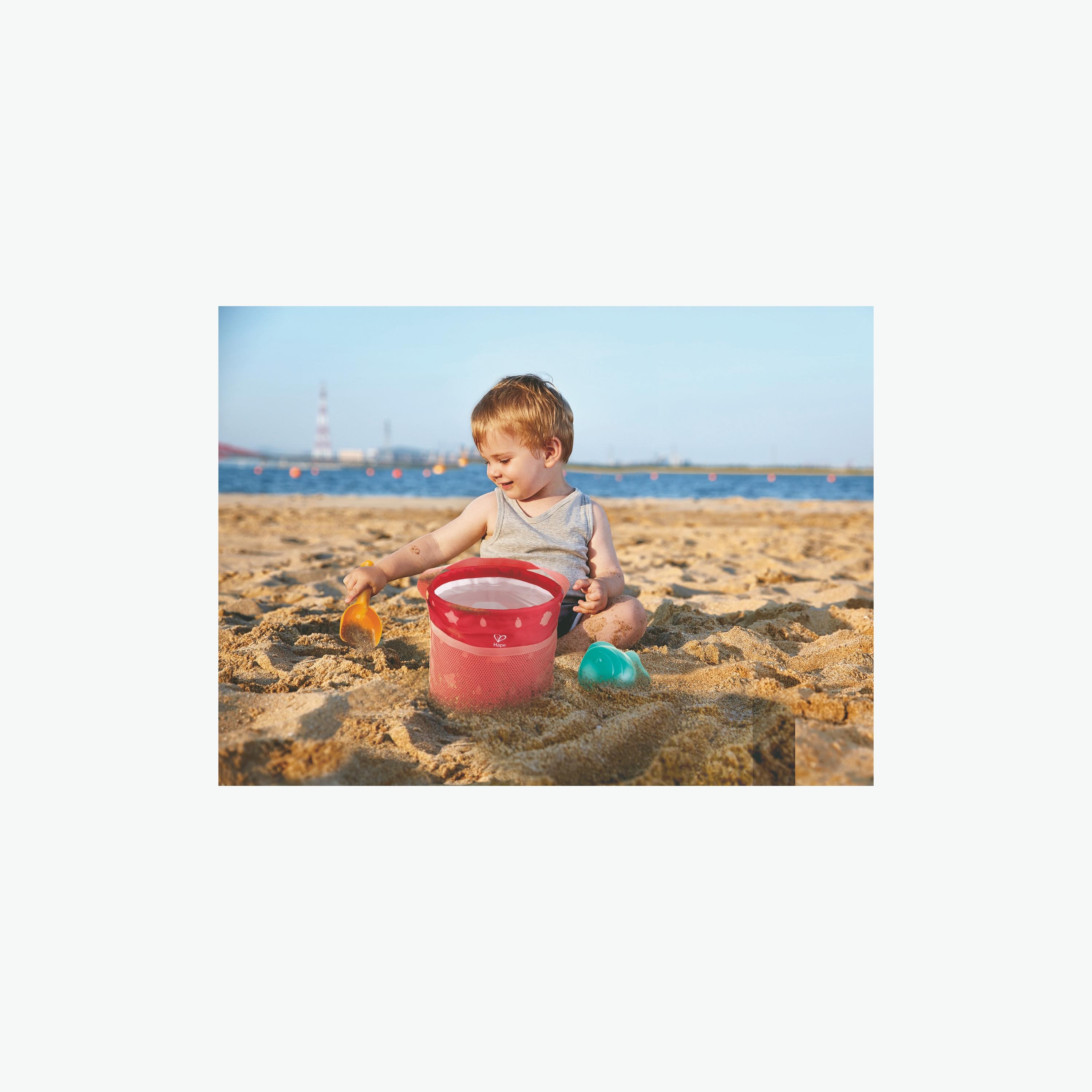 Hape 4-Piece Fold & Go Sand & Beach Set with Canvas Bag-toys-outdoor-poolandbeach-beachtoys-image-10