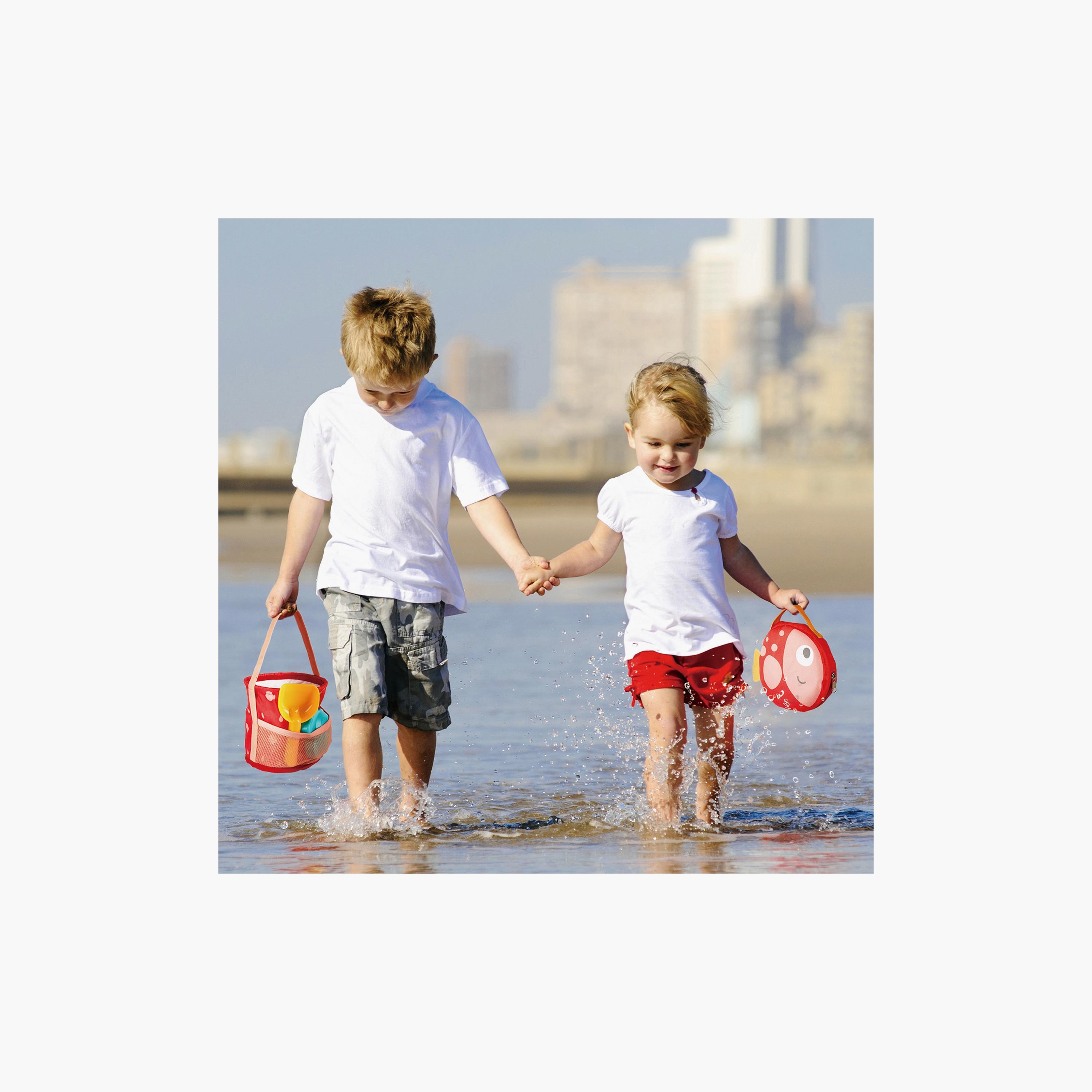 Hape 4-Piece Fold & Go Sand & Beach Set with Canvas Bag-toys-outdoor-poolandbeach-beachtoys-image-9
