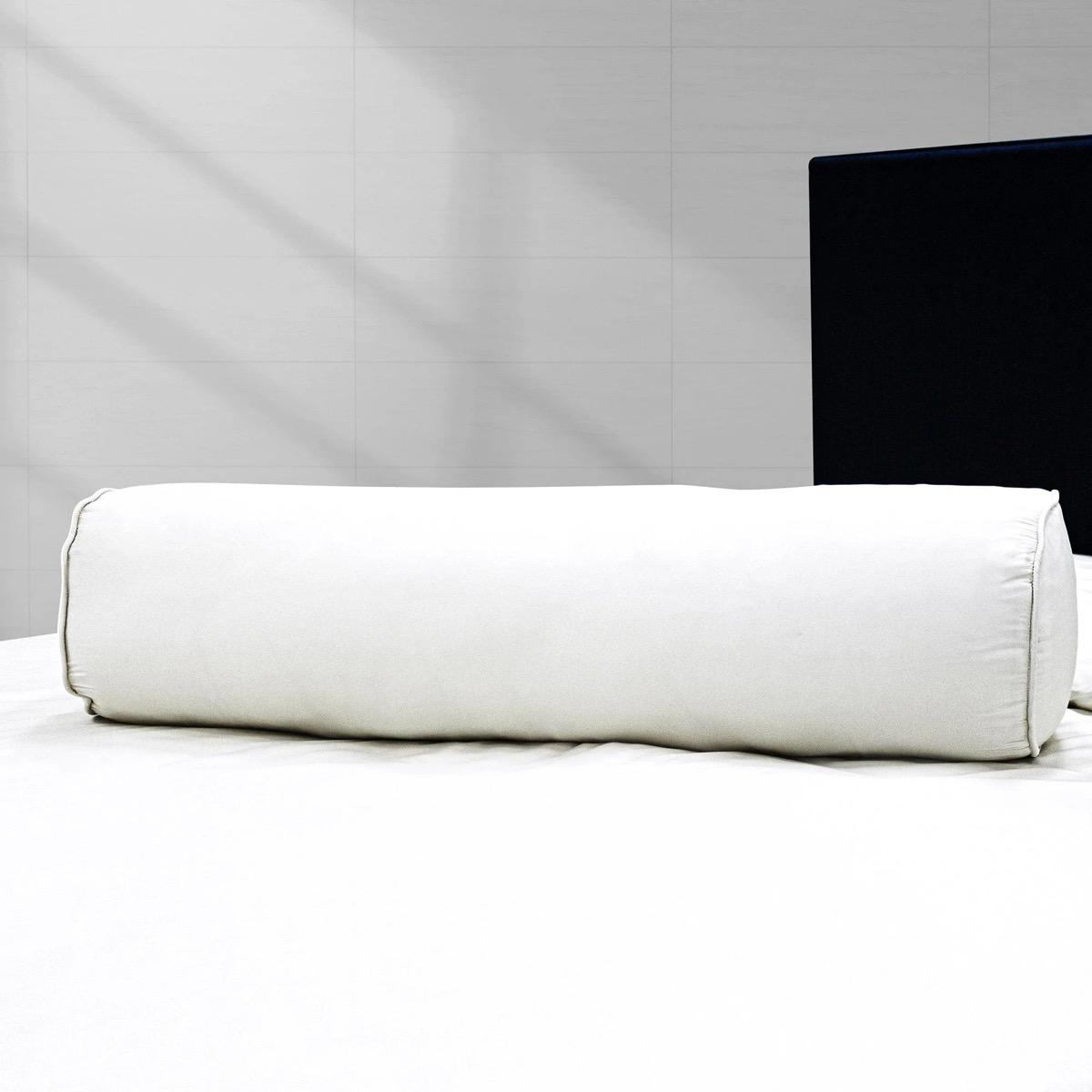 Silentnight Cotton Sateen 250 Thread Count Bolster Pillowcase - 23x150 cm