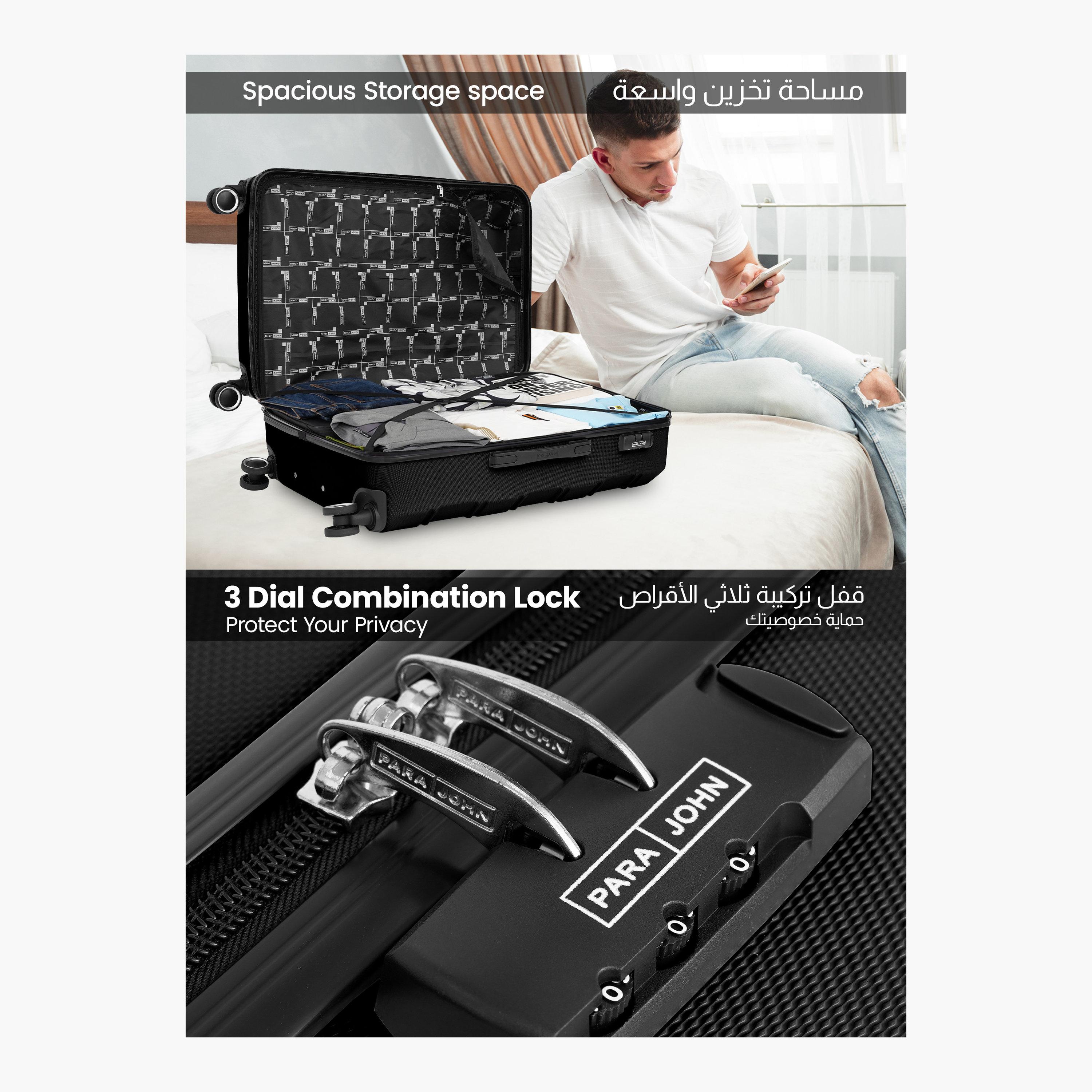 باراجون- شنطة سفر صغيرة مناسبة لمقصورة الطائرة 50.8 سم هيكل خارجي ABS صلب بأربع عجلات دوارة وقفل مركب | PJTR2043-20-travel-luggagesandbags-luggage-image-27
