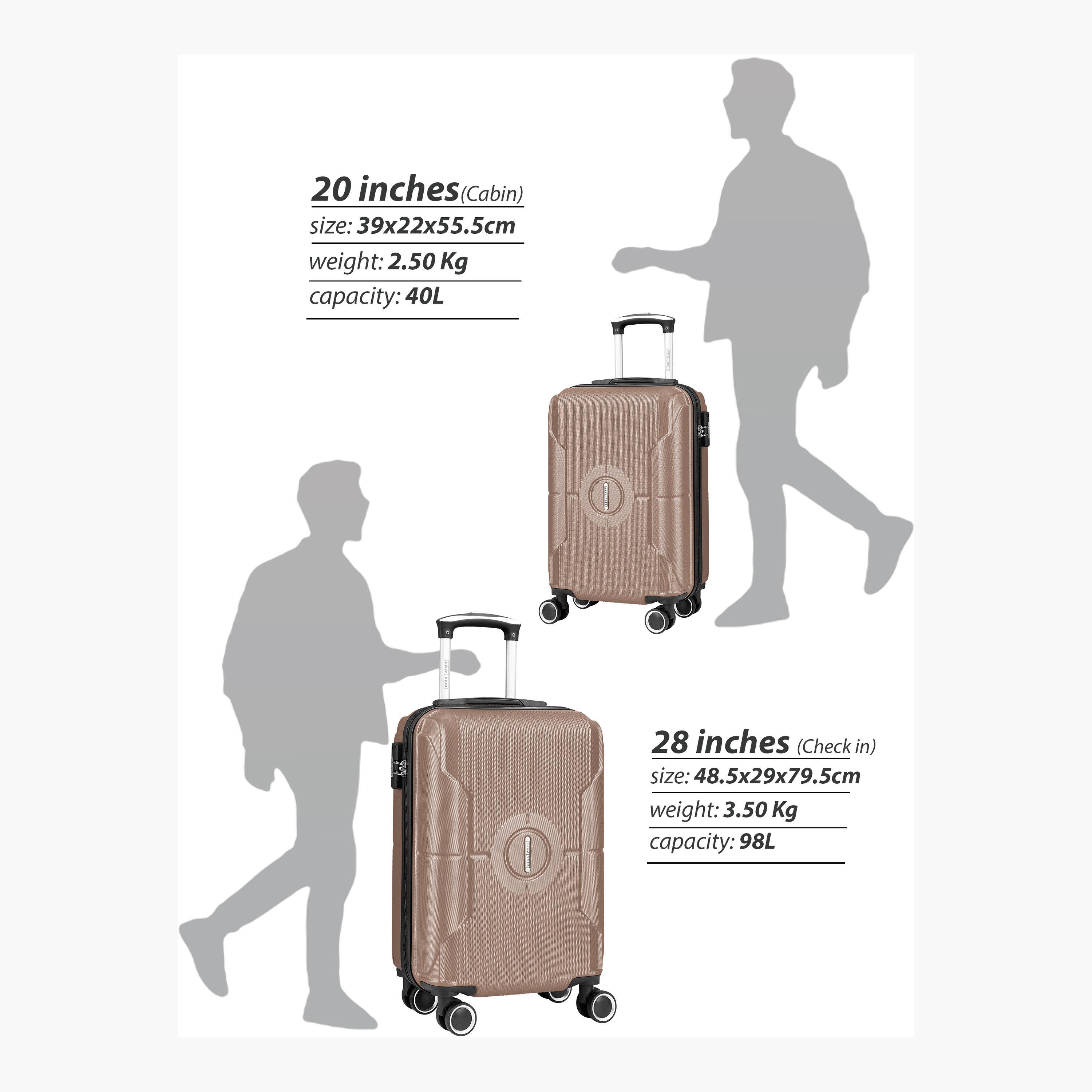 Para John 50.8 CM Small Cabin ABS Hardcase 4-Wheeler Spinner Trolley Bag with Combination Lock | PJTR2044-20-travel-luggagesandbags-luggage-image-4