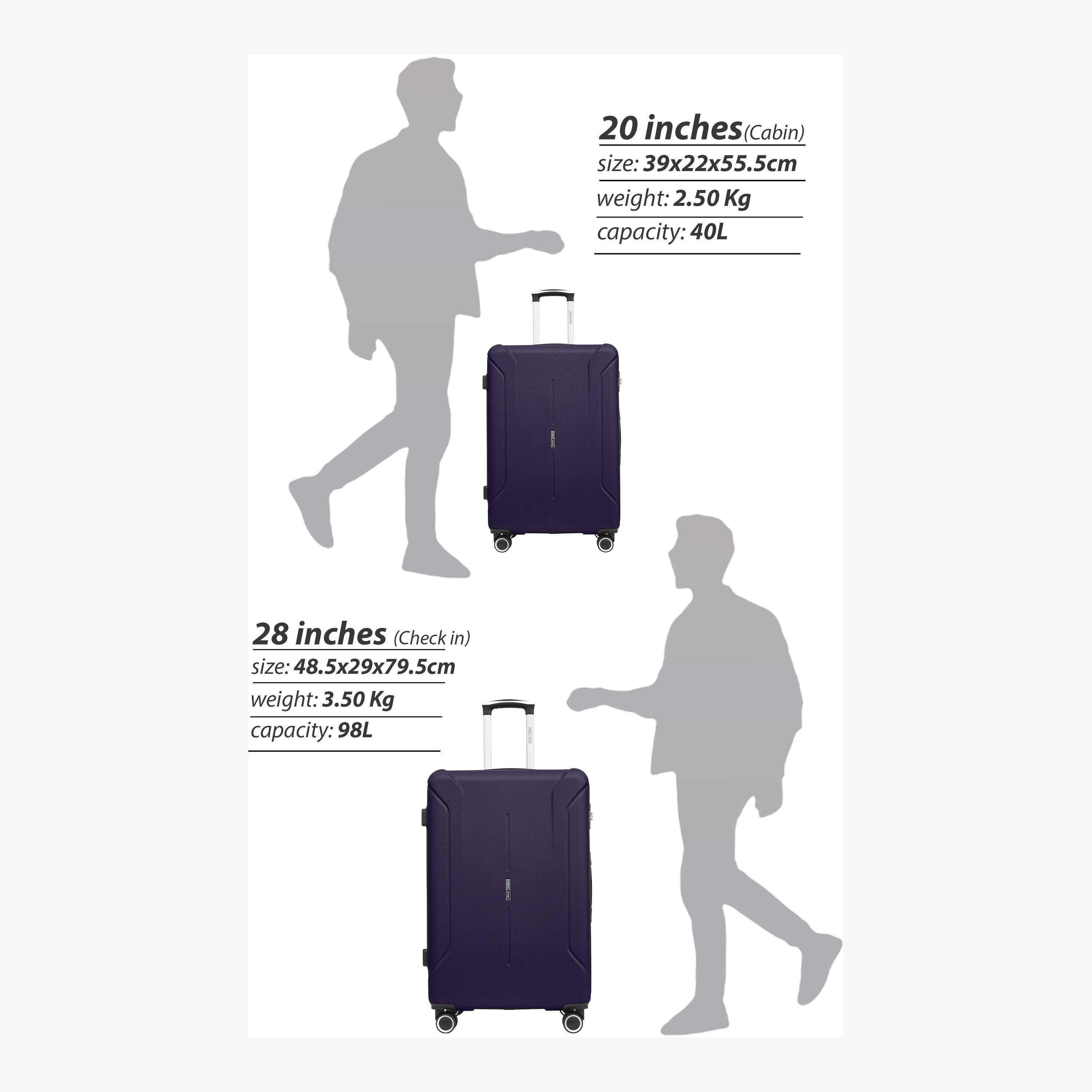 Para John 71.12 CM Medium Check-in ABS Hardcase 4-Wheeler Spinner Trolley Bag with Combination Lock | PJTR2042-28-travel-luggagesandbags-luggage-image-4
