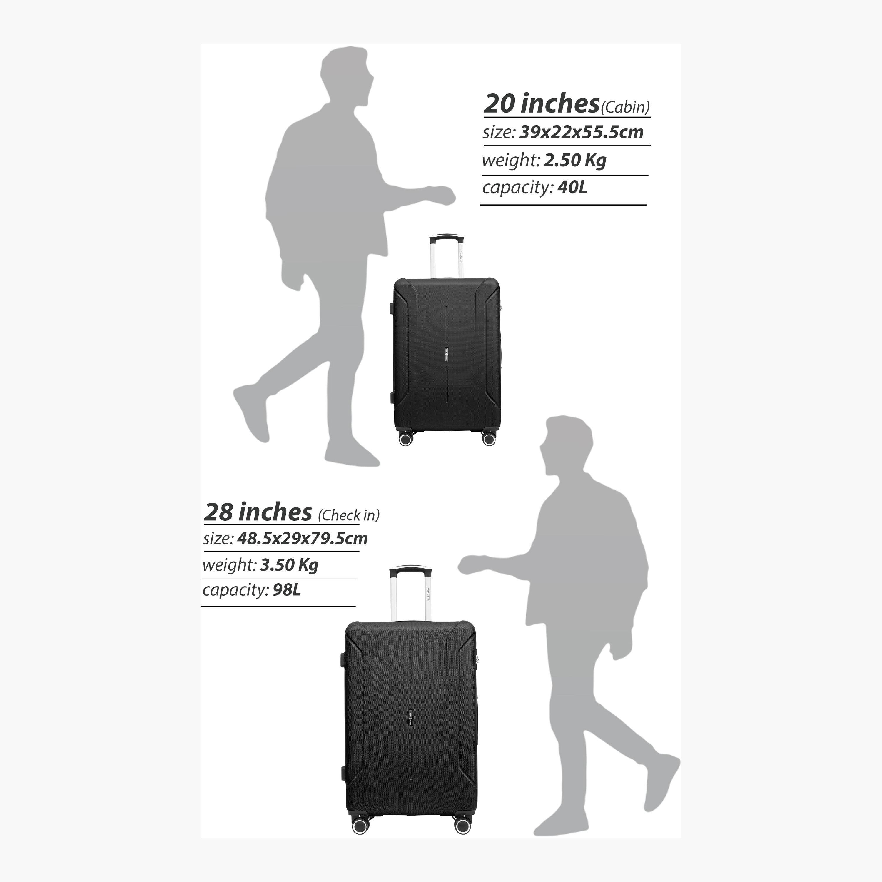 باراجون- شنطة سفر متوسطة 71.12 سم هيكل خارجي ABS صلب بأربع عجلات دوارة وقفل مركب | PJTR2042-28-travel-luggagesandbags-luggage-image-4