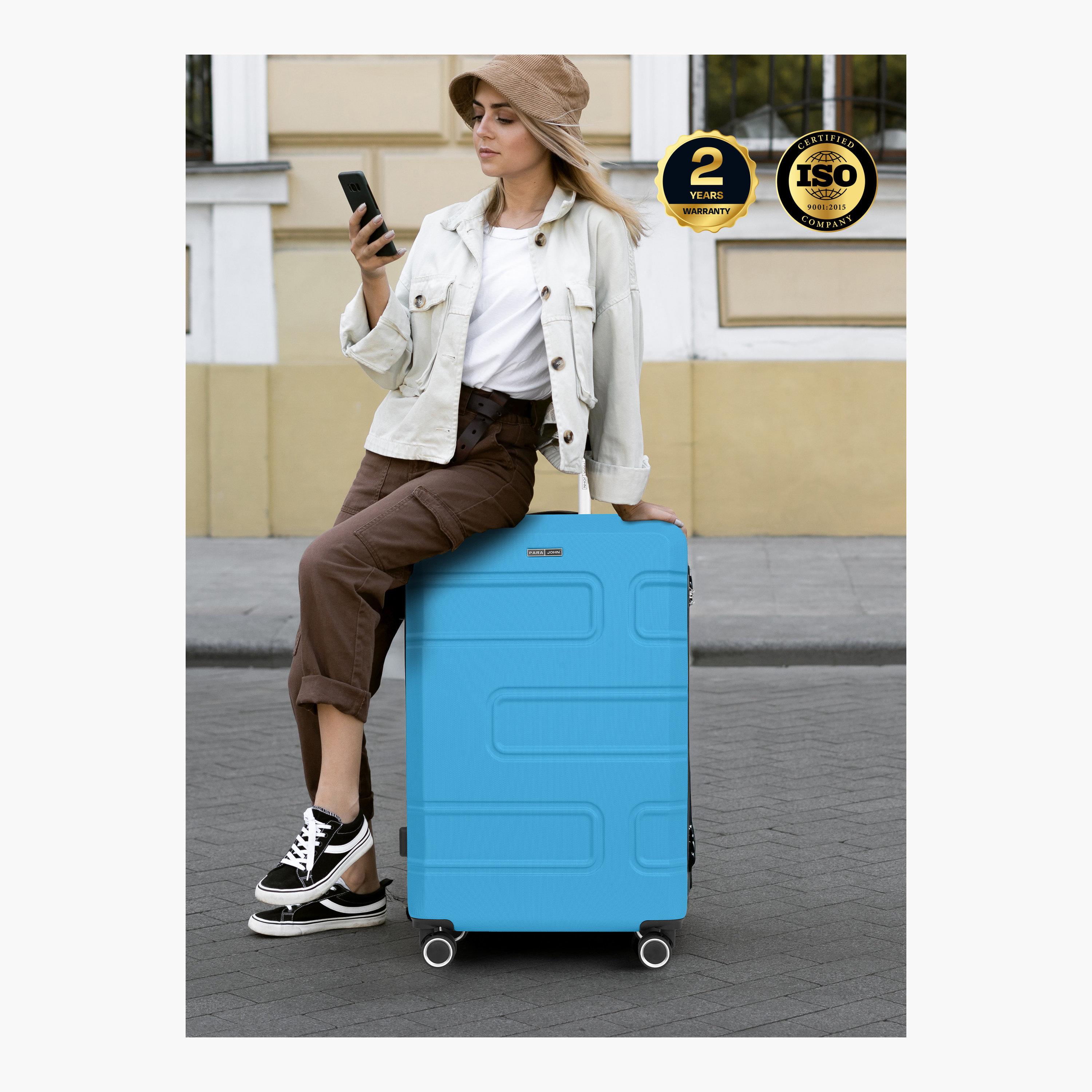 Para John 71.12 CM Medium Check-in ABS Hardcase 4-Wheeler Spinner Trolley Bag with Combination Lock | PJTR2043-28-travel-luggagesandbags-luggage-image-13